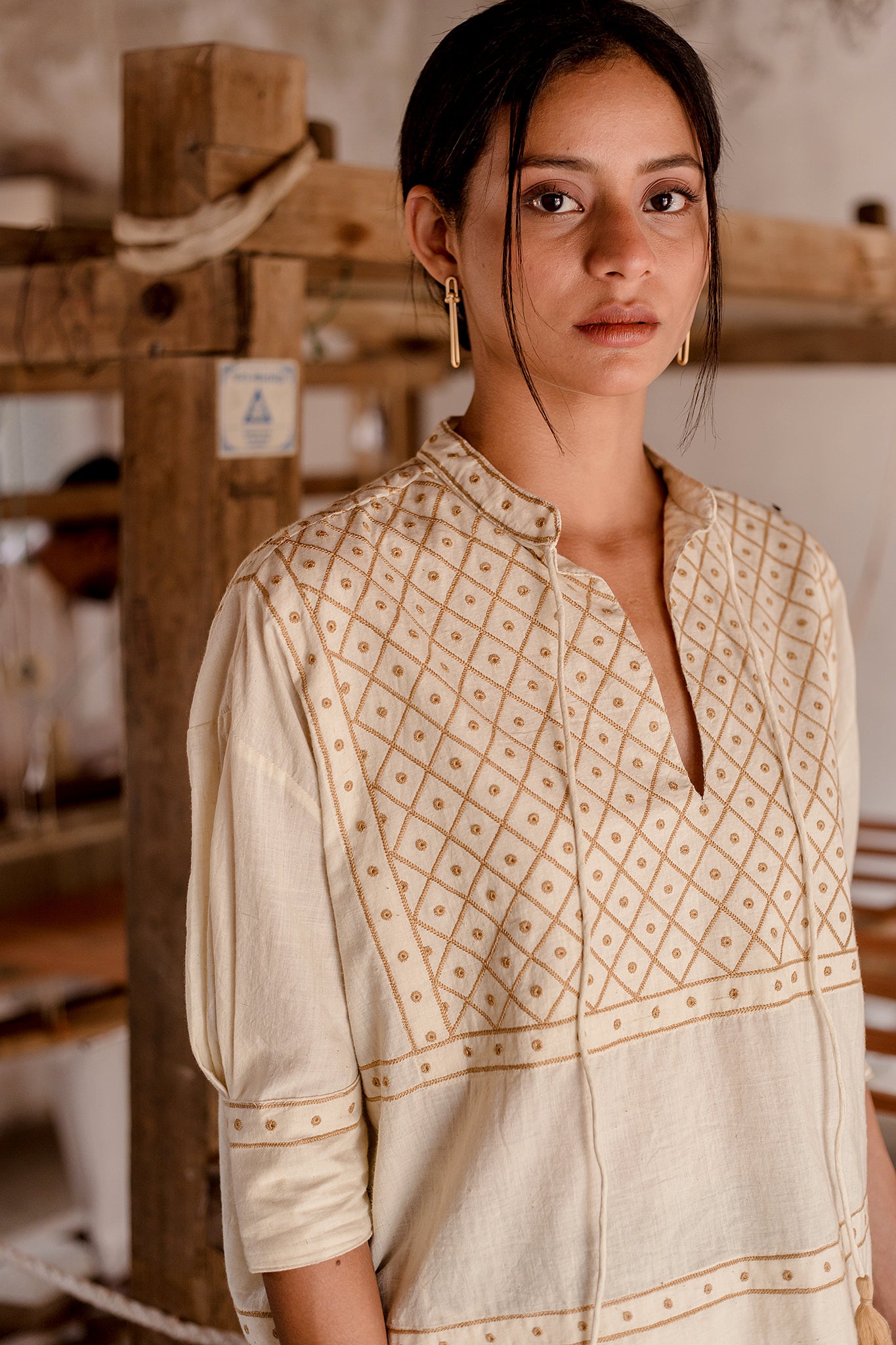 Hema Top in Embroidery MW