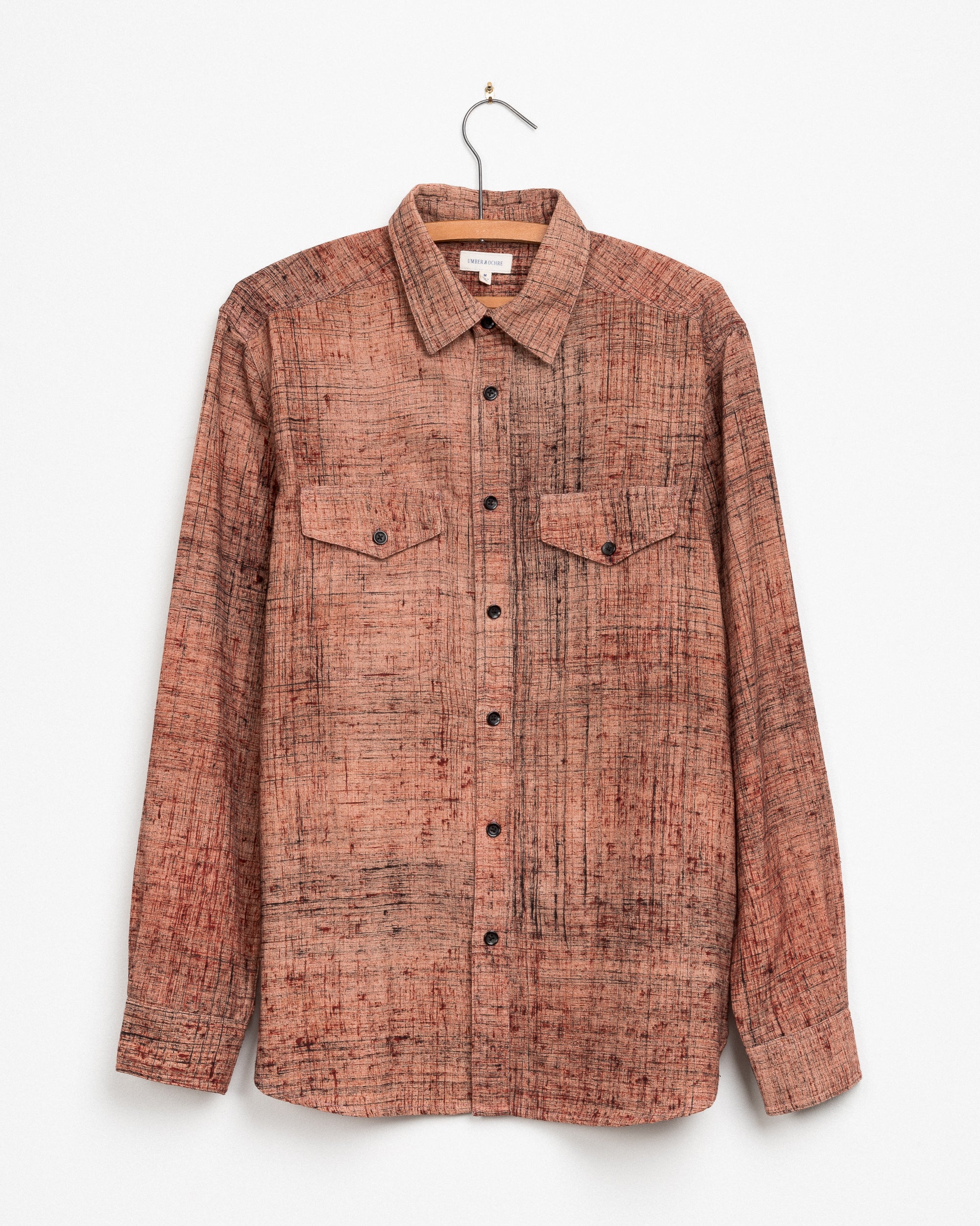 Mazadoor Work Shirt in Pomegranate Brushed