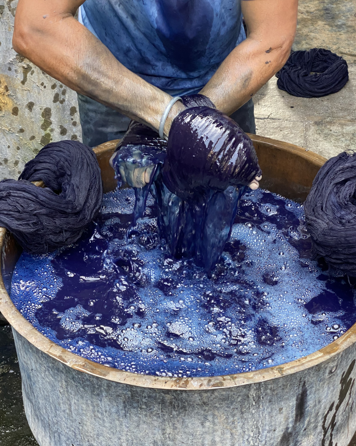 Radha Henley Shirt in Indigo