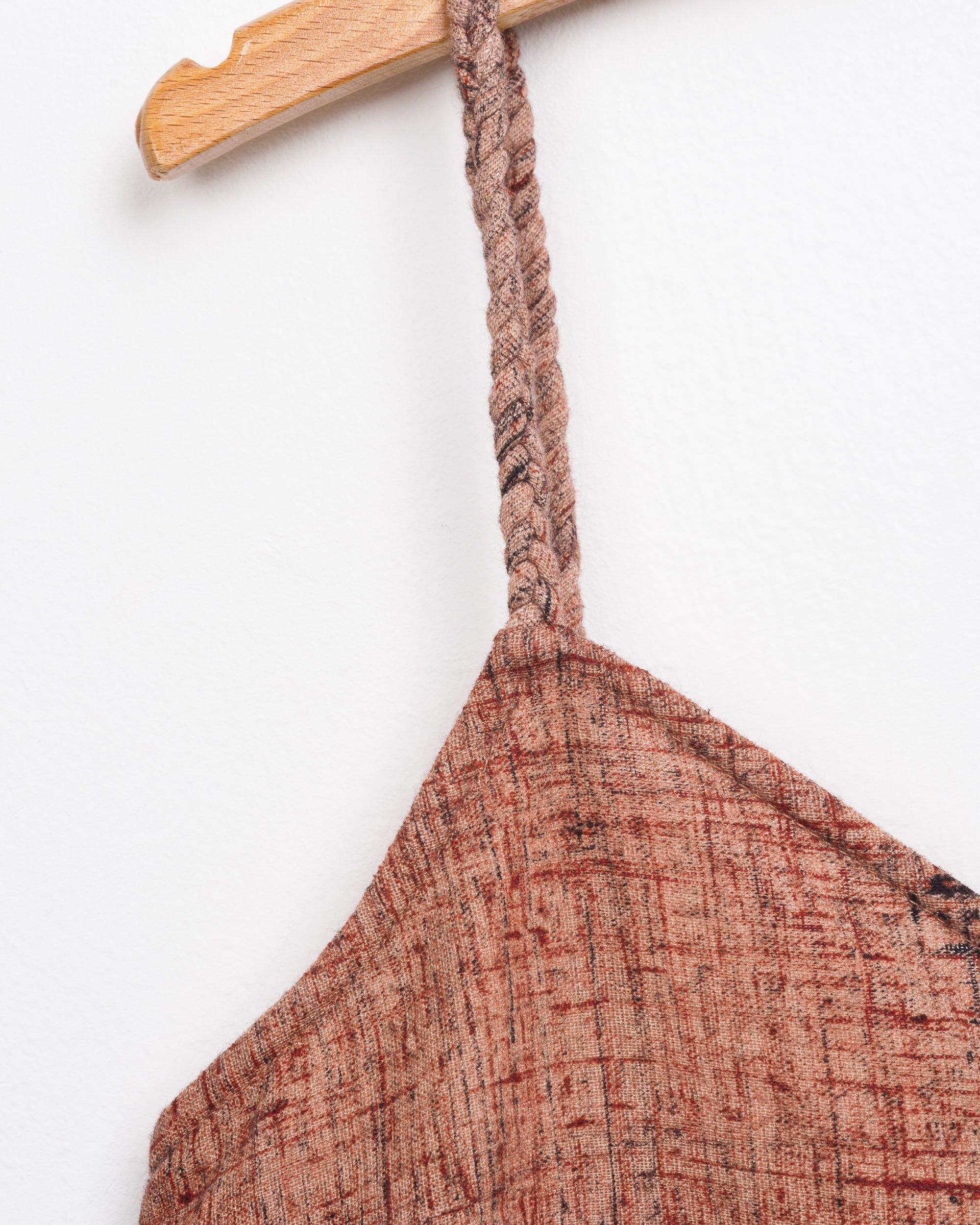 Tanvi Camisole in Pomegranate Brushed Border