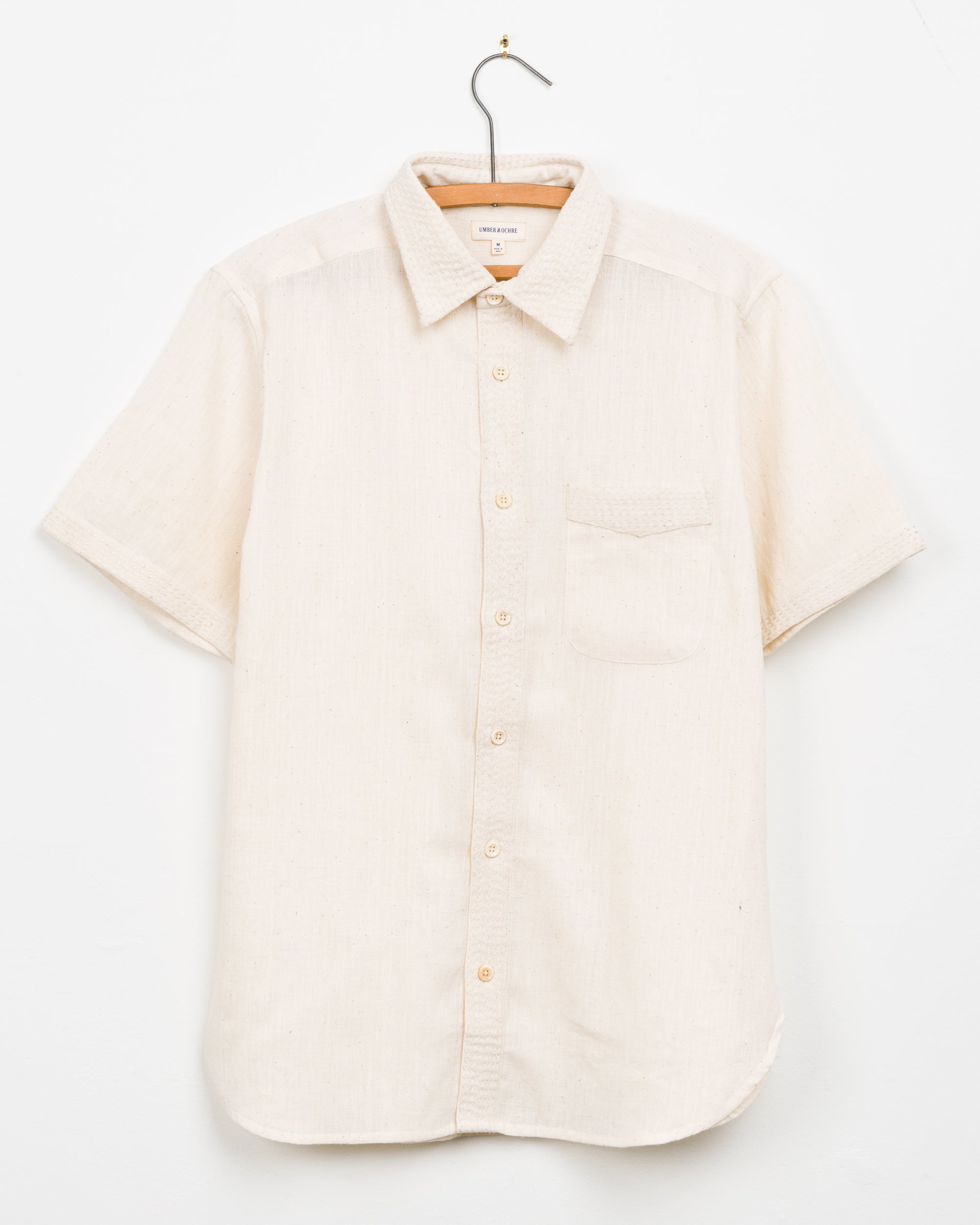 S/S Kabir Standard Shirt in Natural