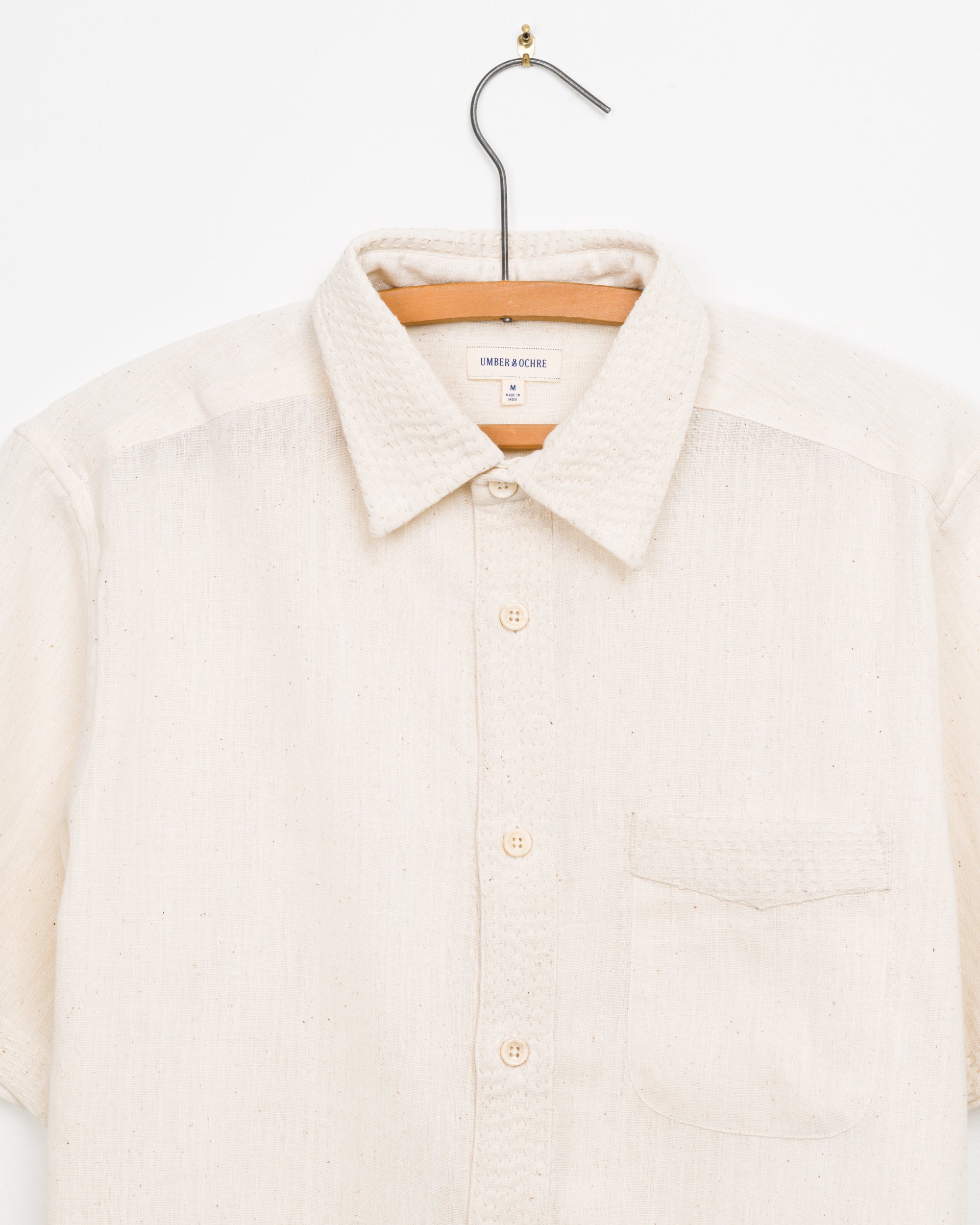S/S Kabir Standard Shirt in Natural