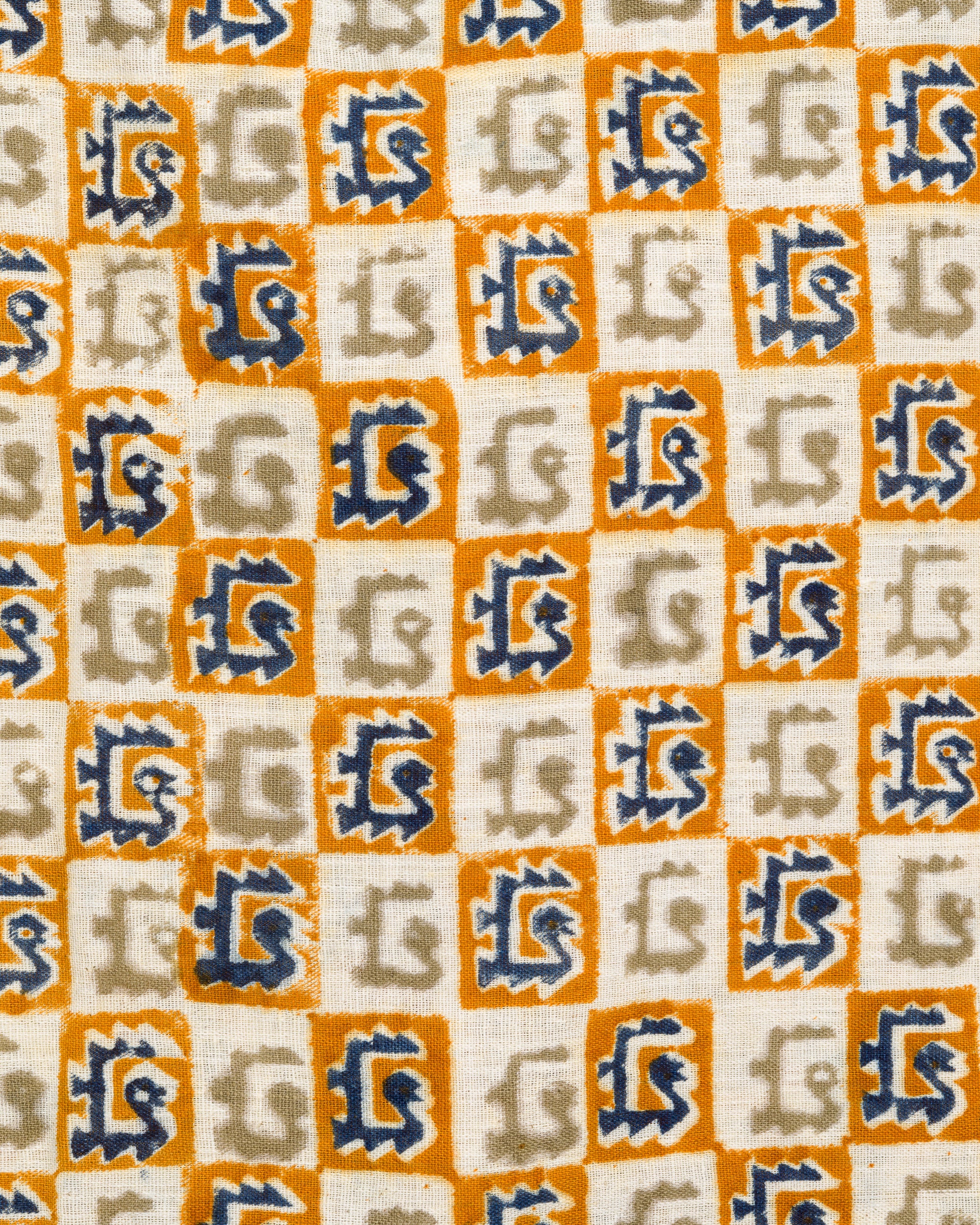 Khushi Camp Shirt in Peacock Border Block