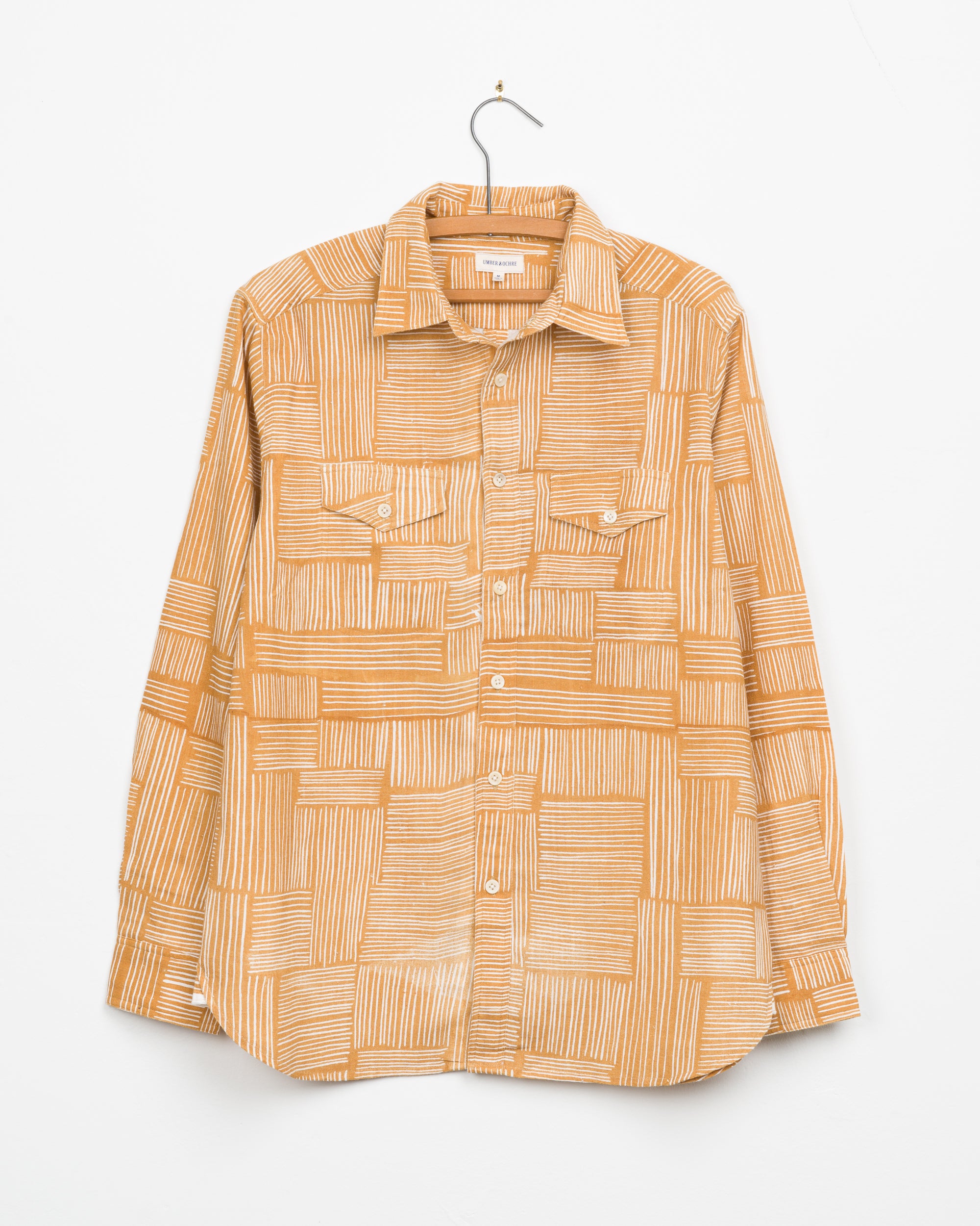 Mazadoor Work Shirt in Wheat Block