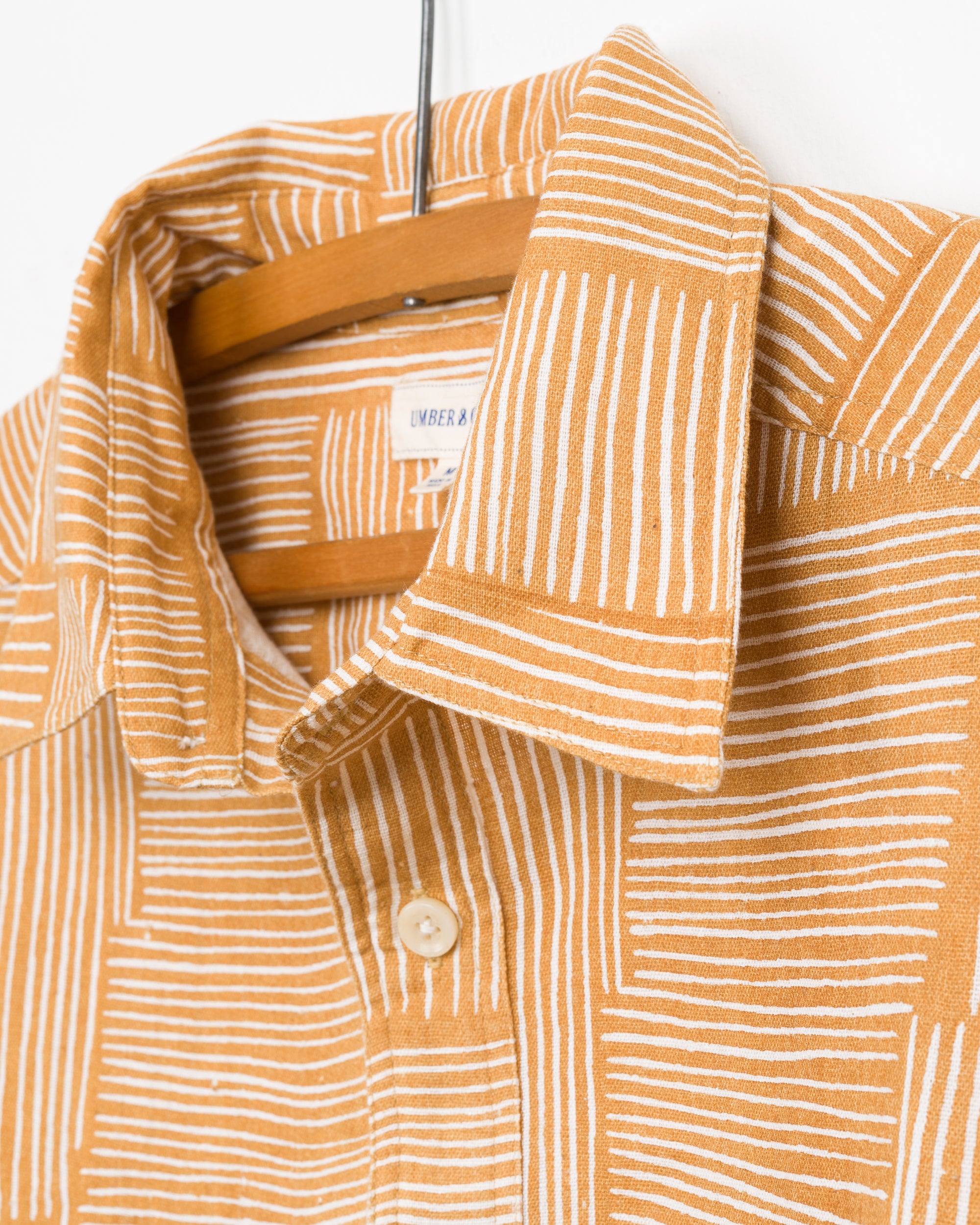 Mazadoor Work Shirt in Wheat Block