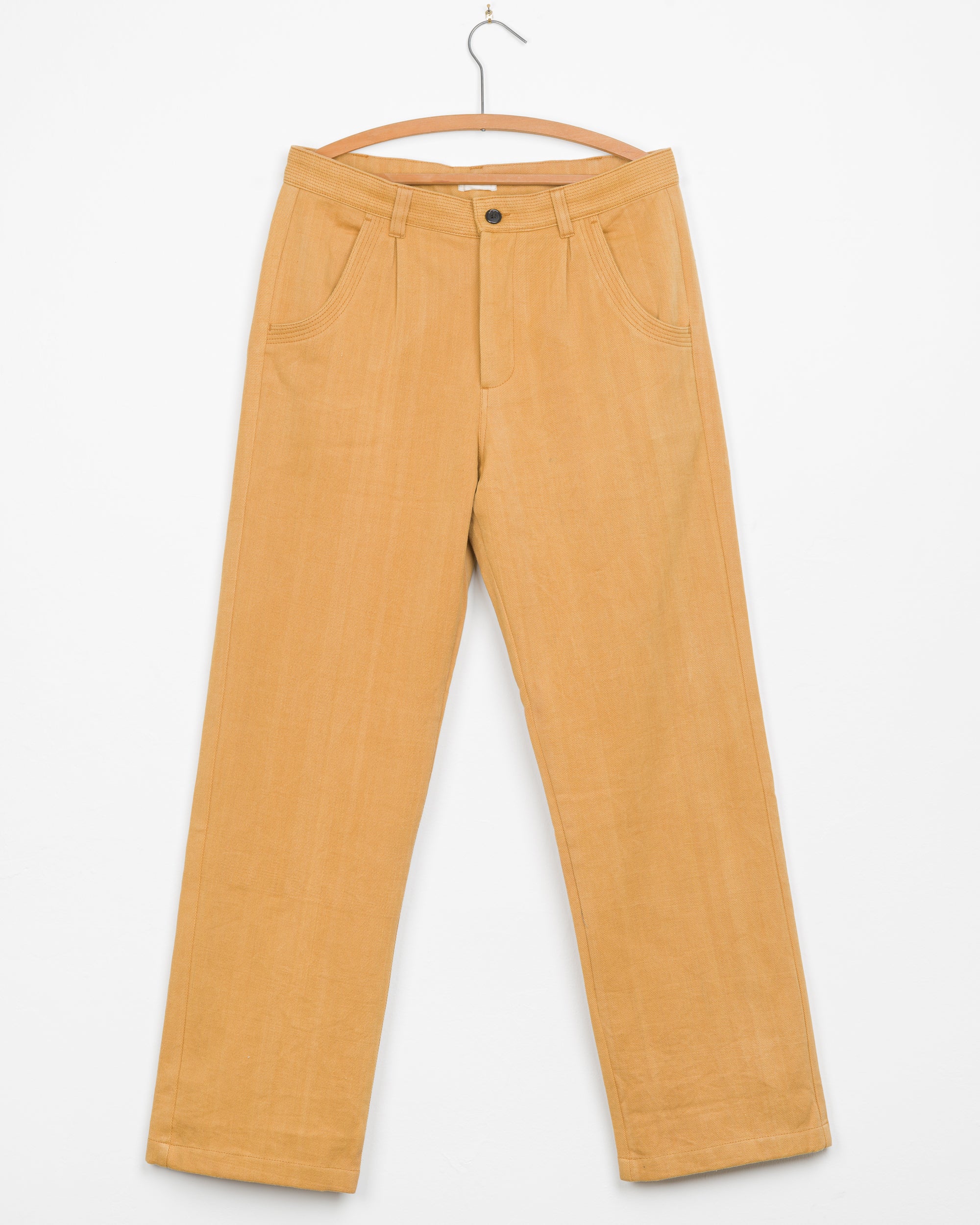 Veda Pant in Mustard Twill