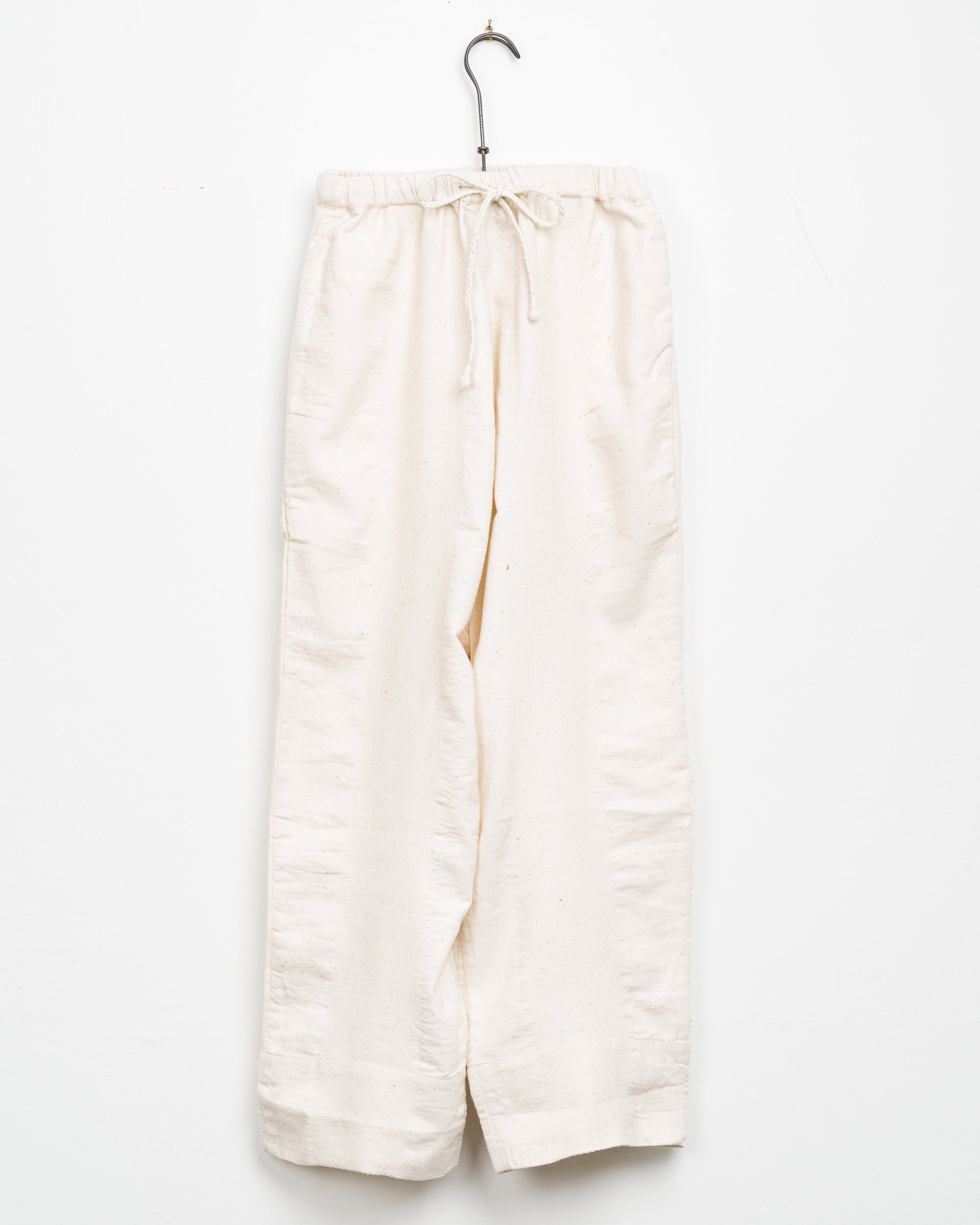 Garima Pant in Natural Stripe Honeycomb