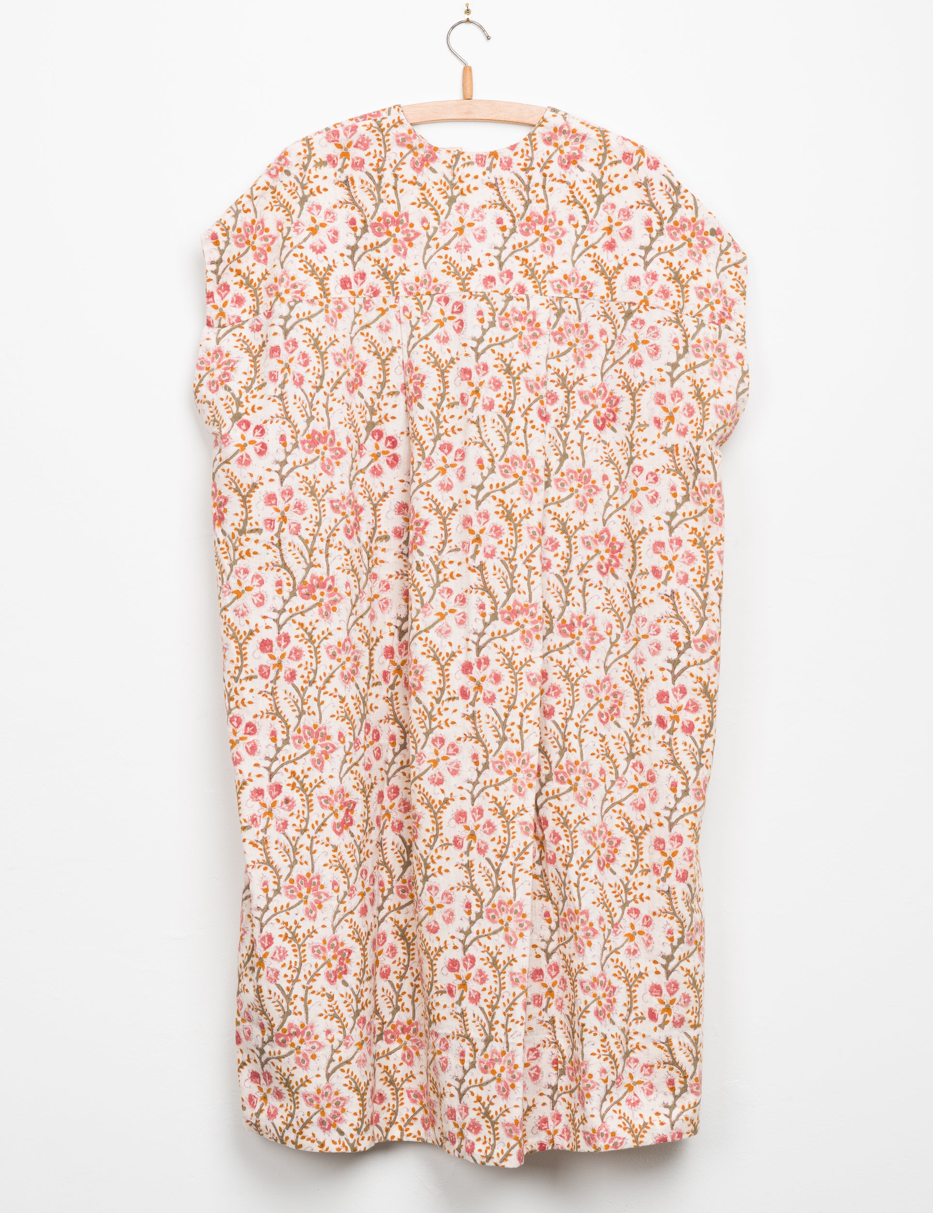 Urmi Dress in Pink Floral Block