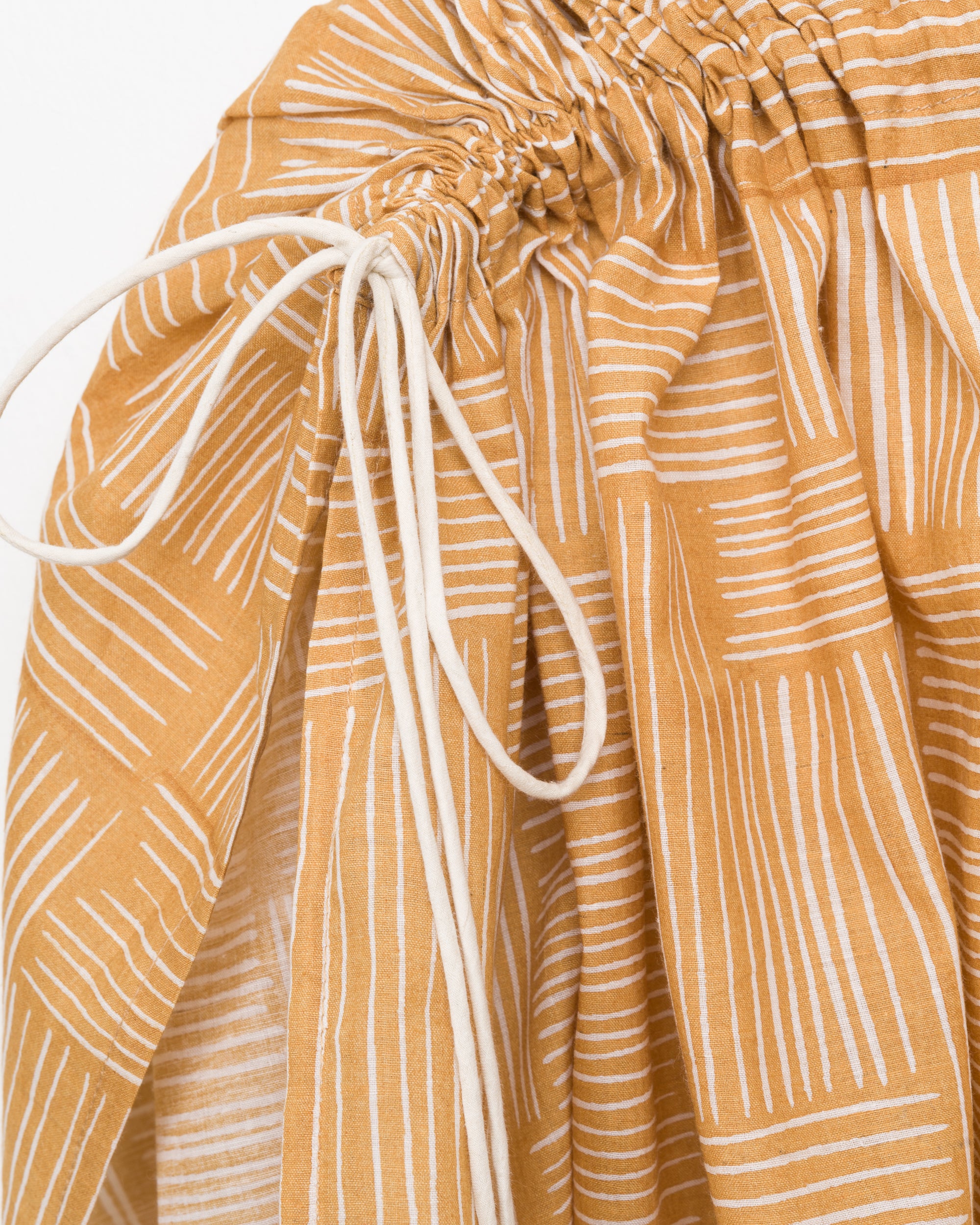 Cleo Caftan in Wheat Block