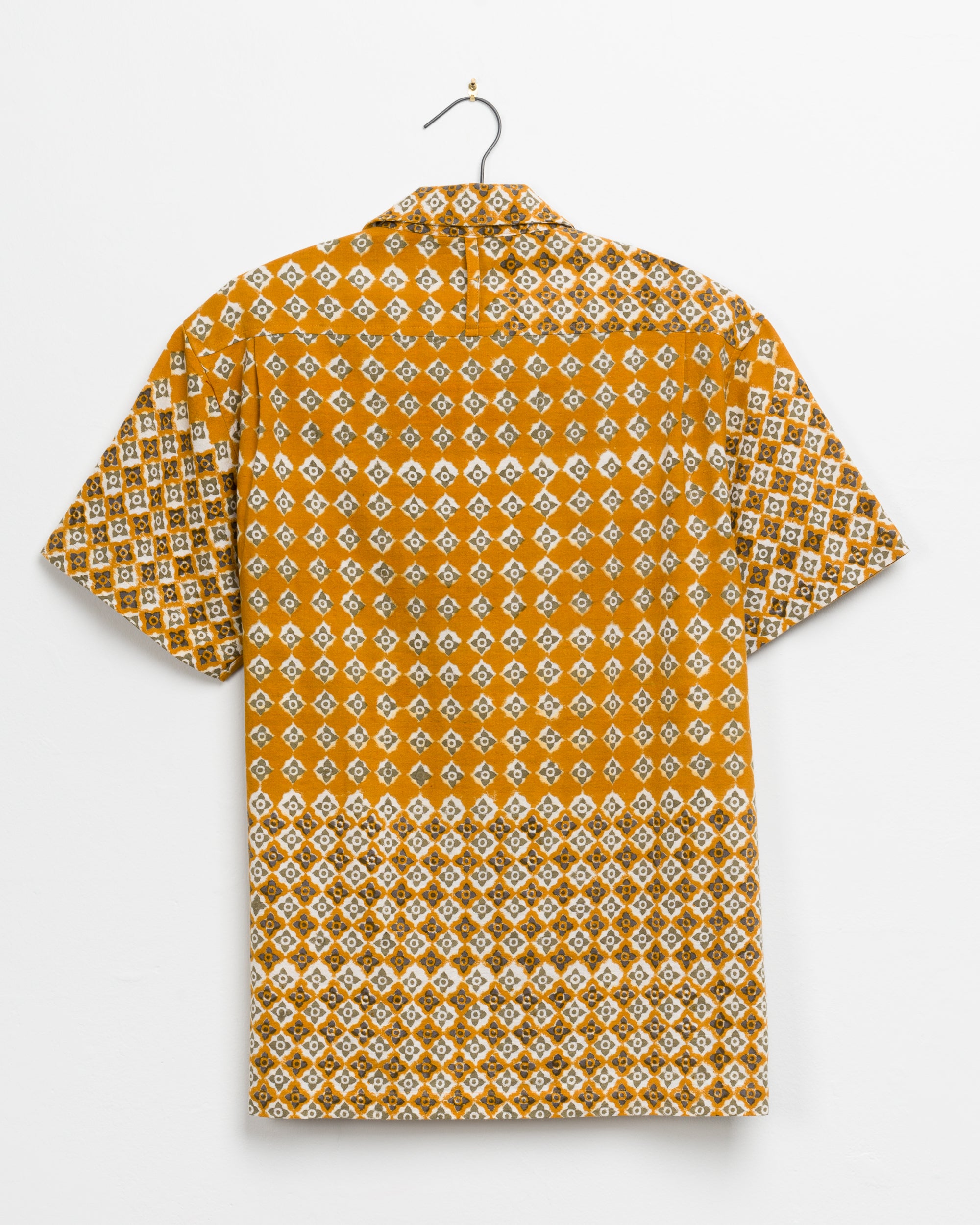 Khushi Camp Shirt in Engineered Umber