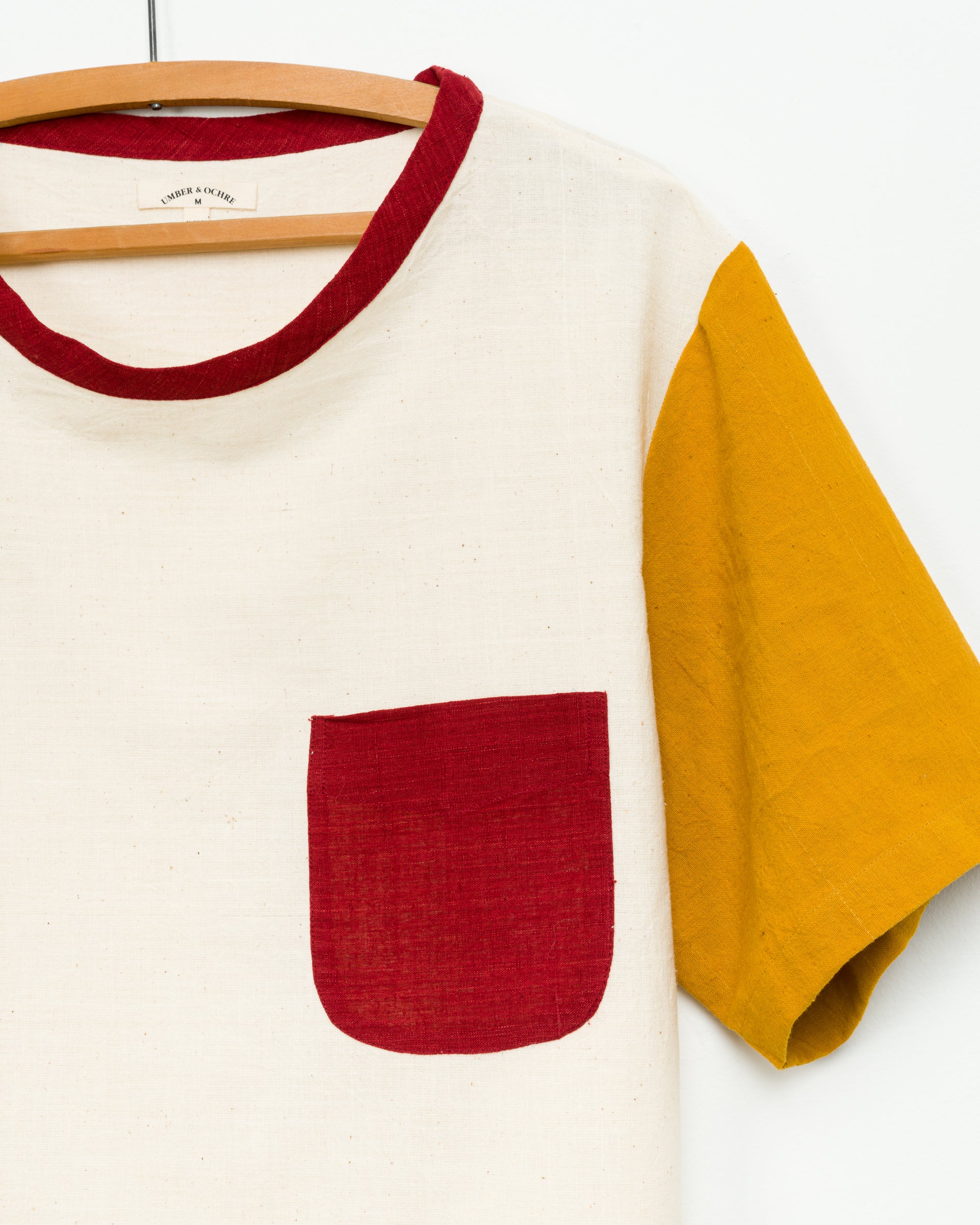 Tej Woven Tee in Colorblock