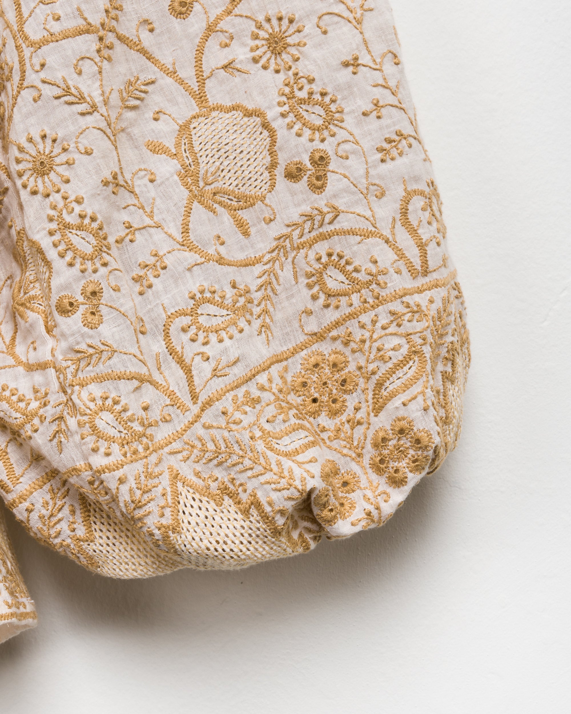 Madhuri L/S Embroidered Peasant Top