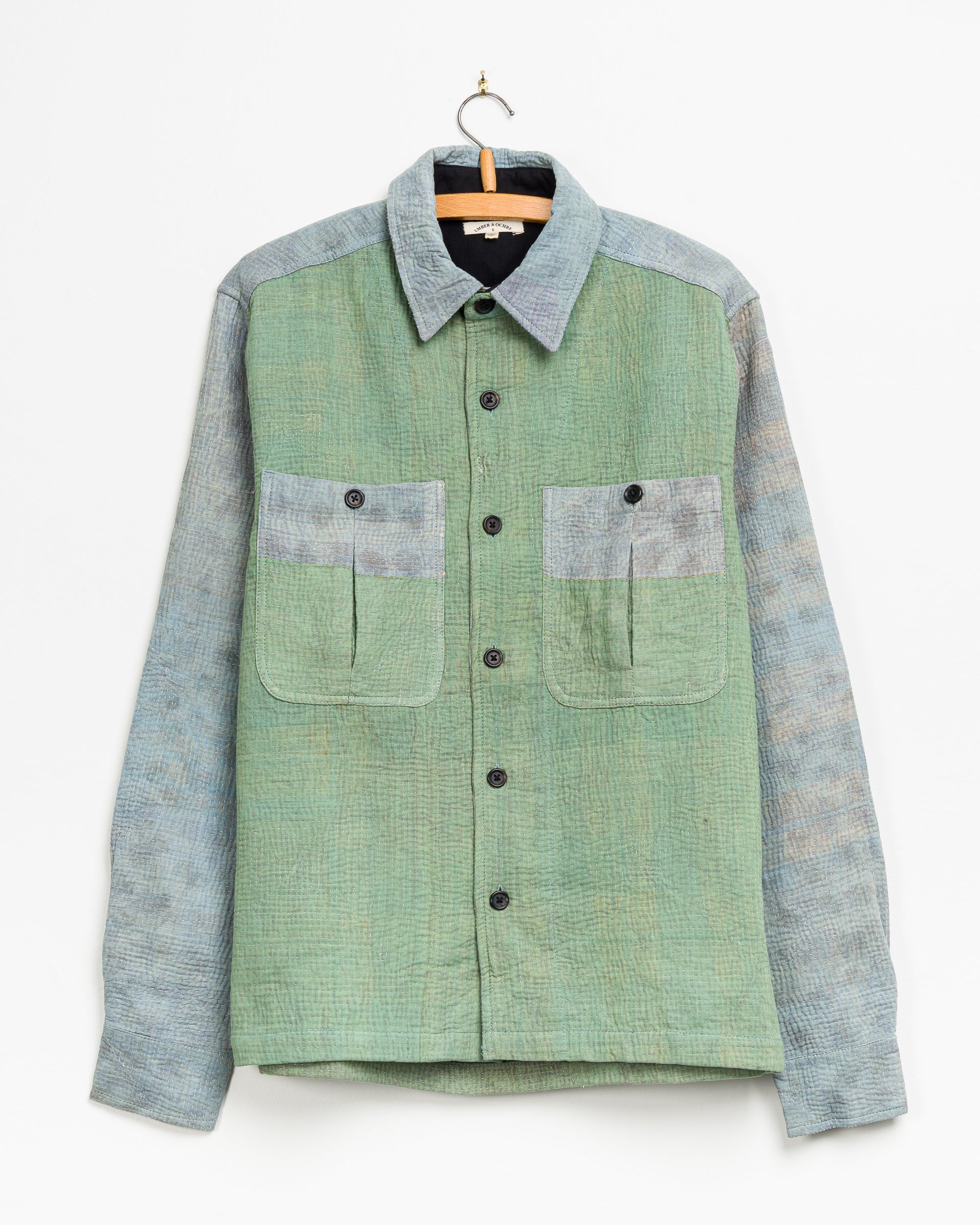 Vivek Overshirt in Quilted Kantha - S