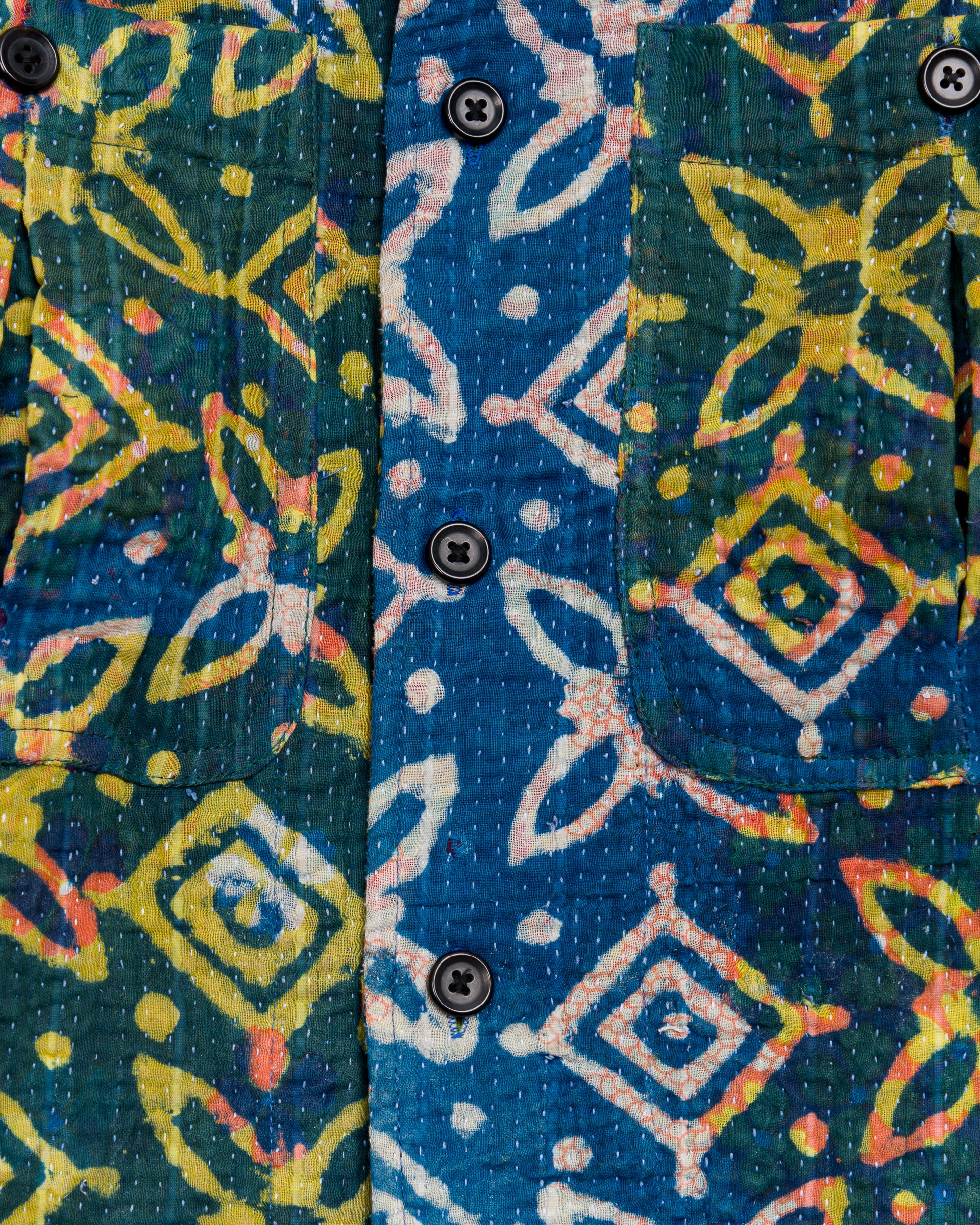 Vivek Overshirt in Quilted Kantha - S