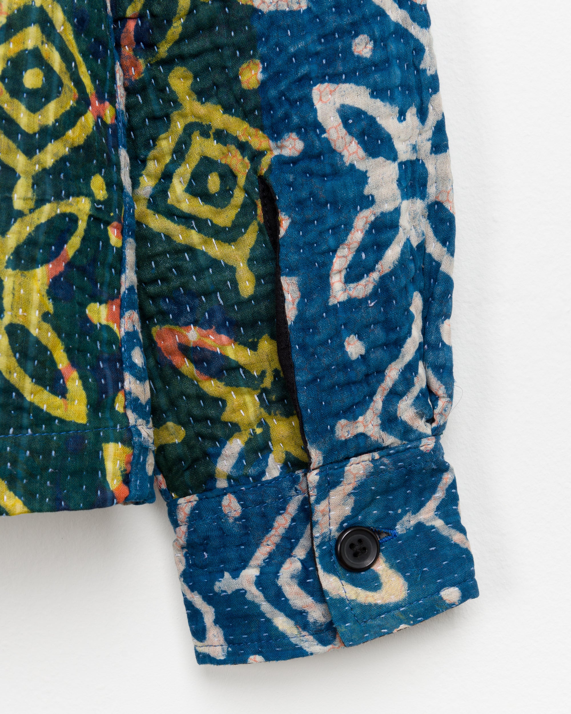 Vivek Overshirt in Quilted Kantha - M