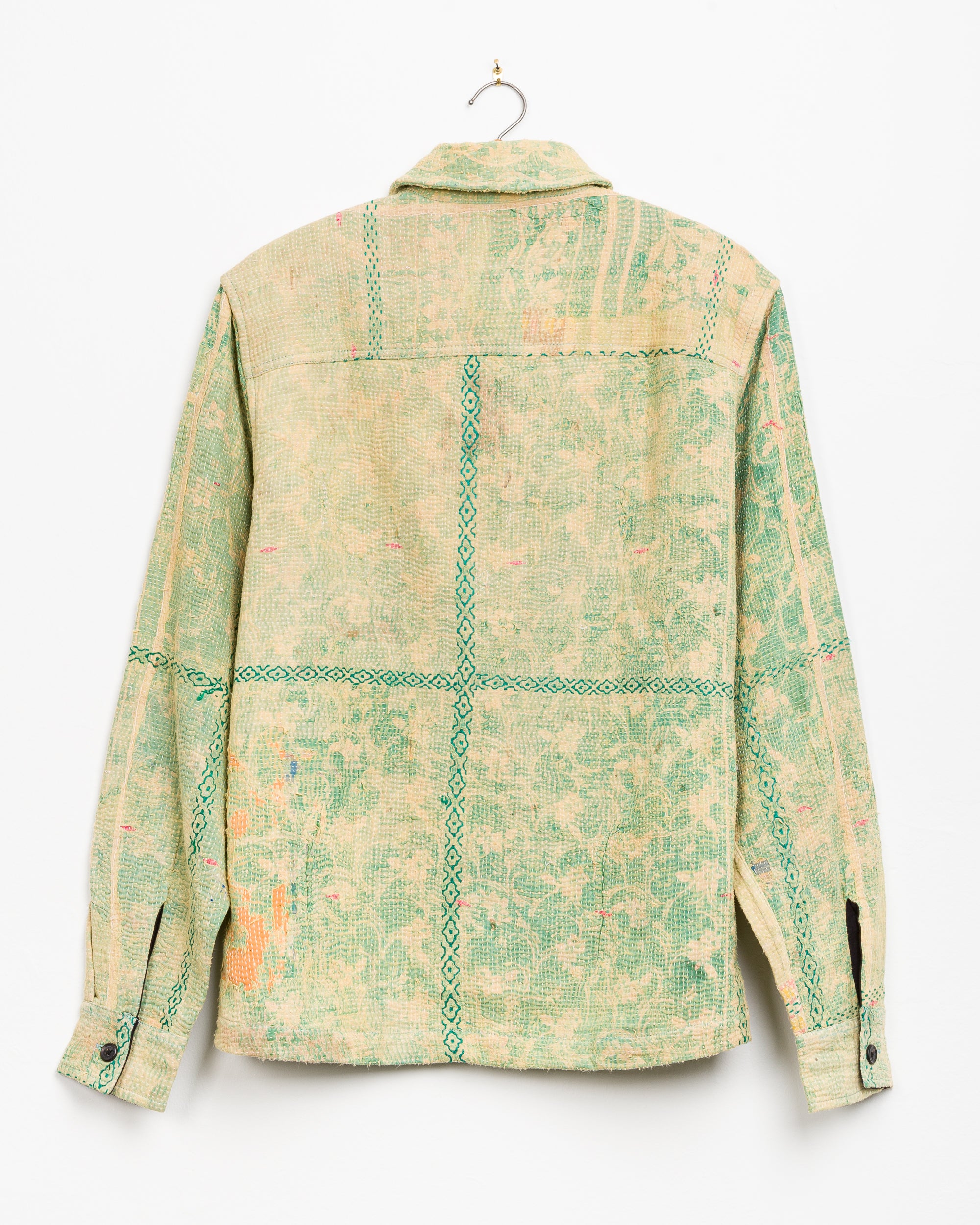 Vivek Overshirt in Quilted Kantha - XS