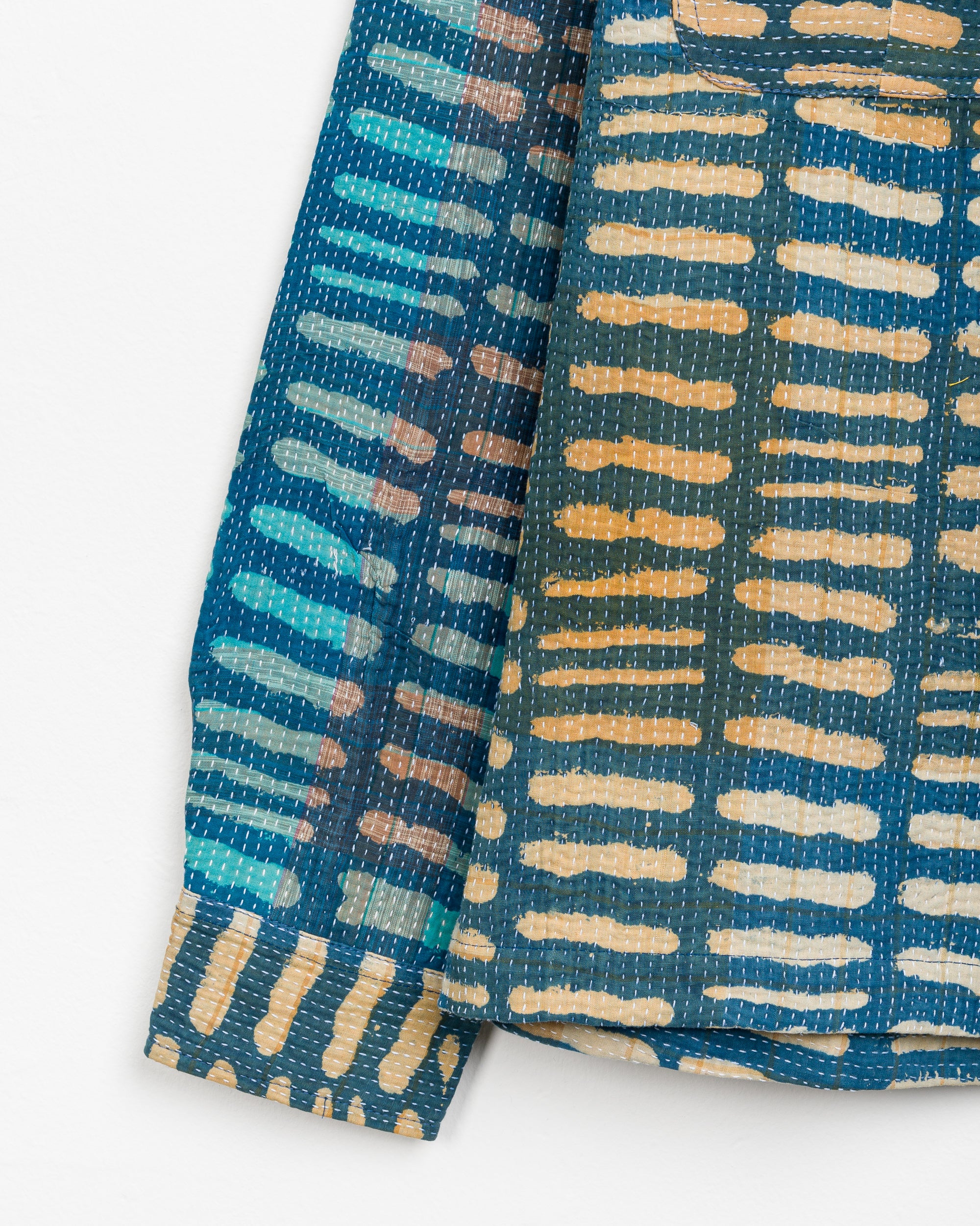 Vivek Overshirt in Quilted Kantha - M