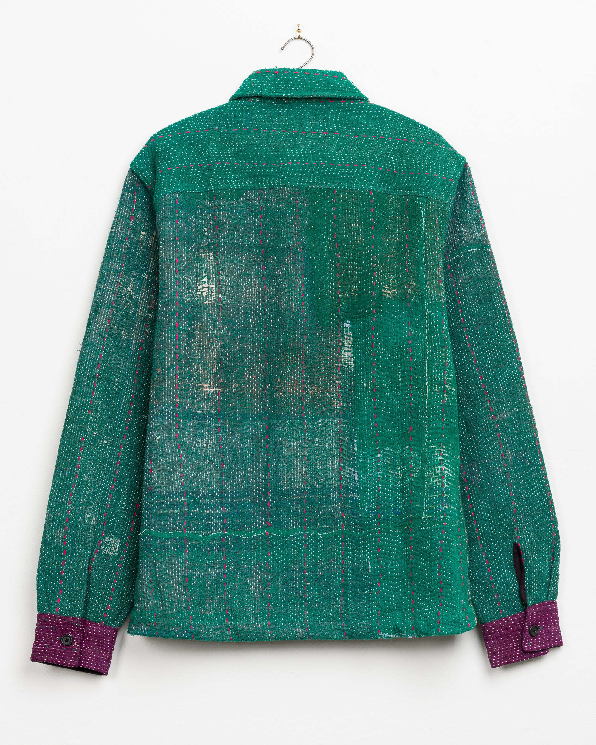 Vivek Overshirt in Quilted Kantha - M