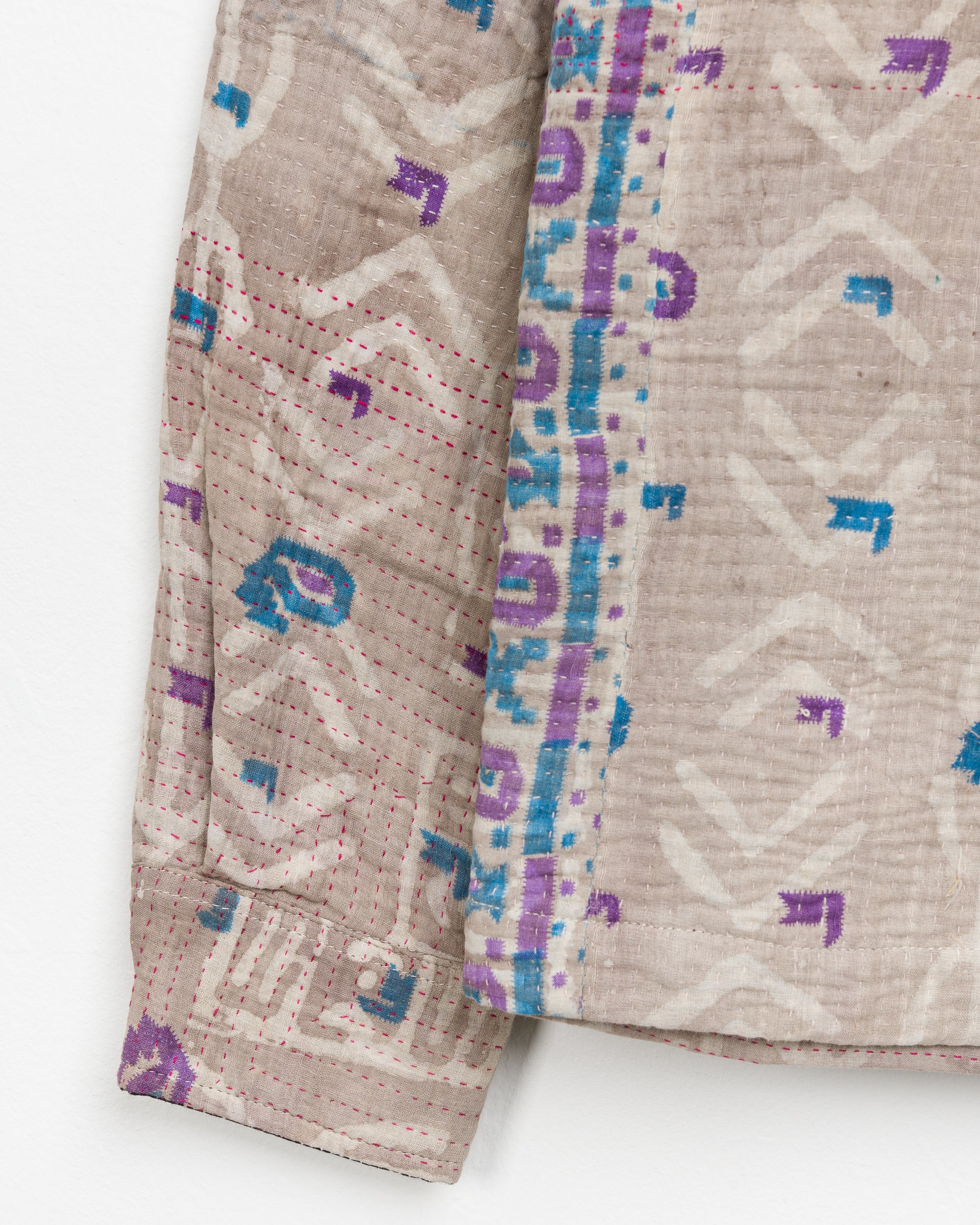 Vivek Overshirt in Quilted Kantha - S