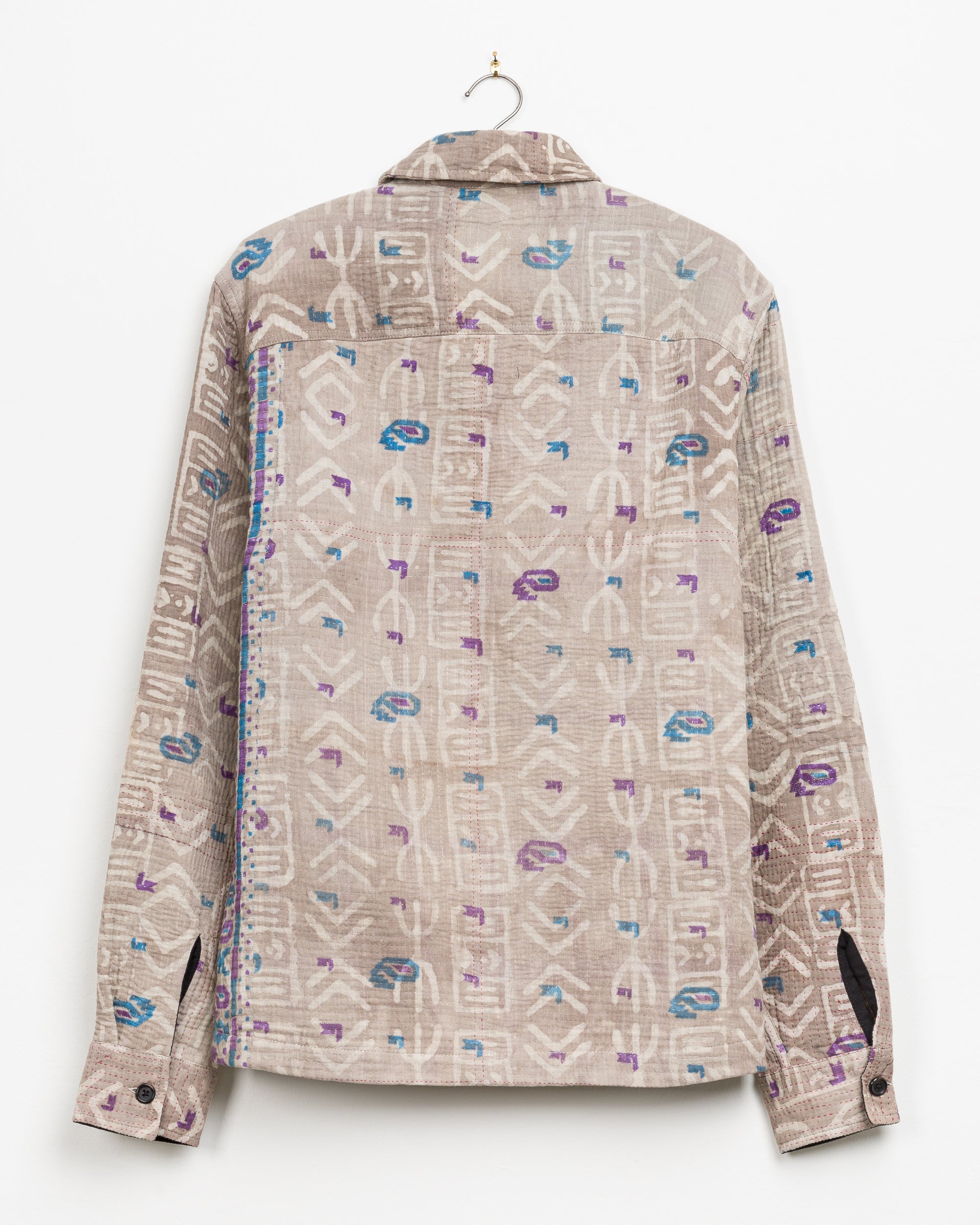 Vivek Overshirt in Quilted Kantha - S