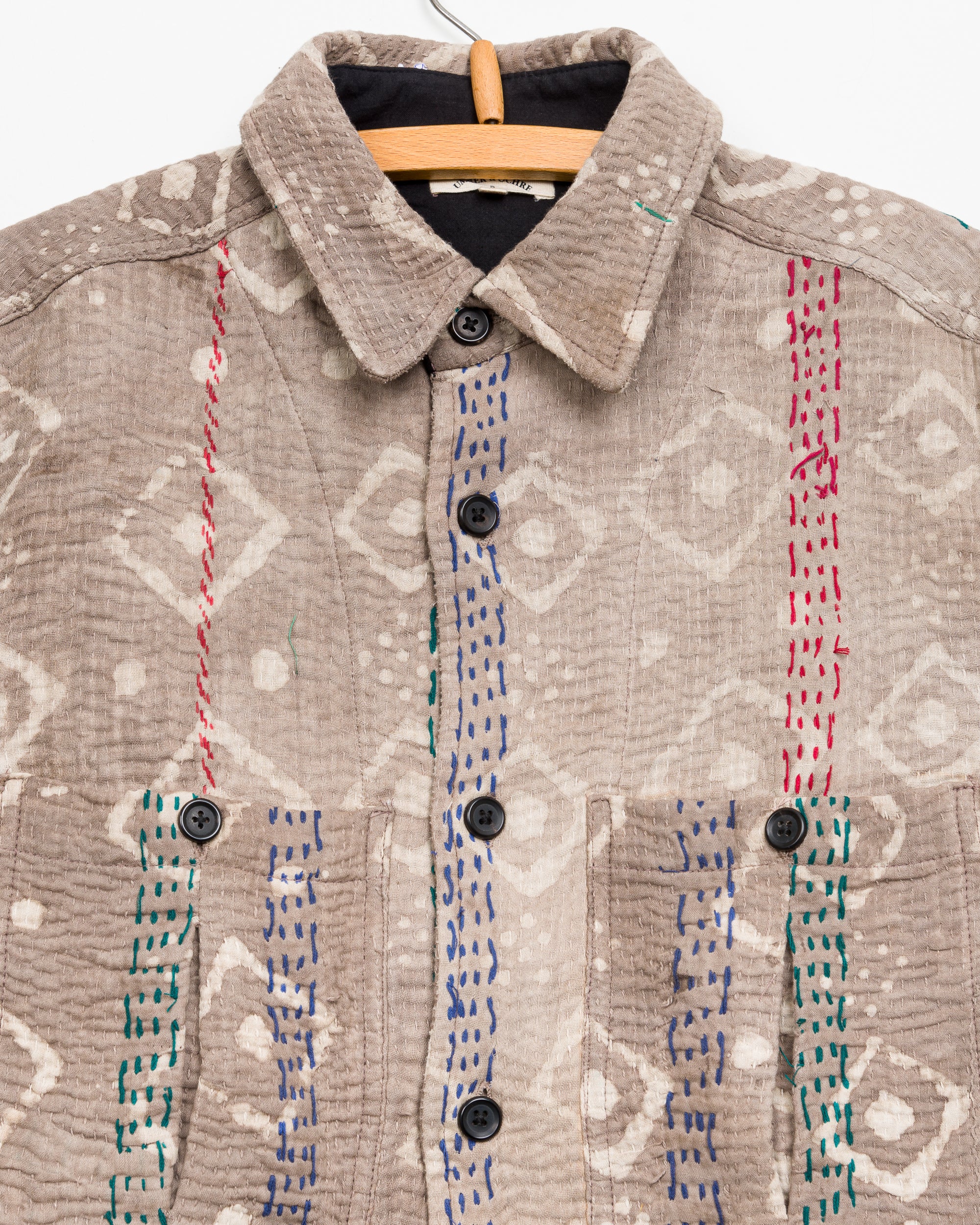 Vivek Overshirt in Quilted Kantha - S