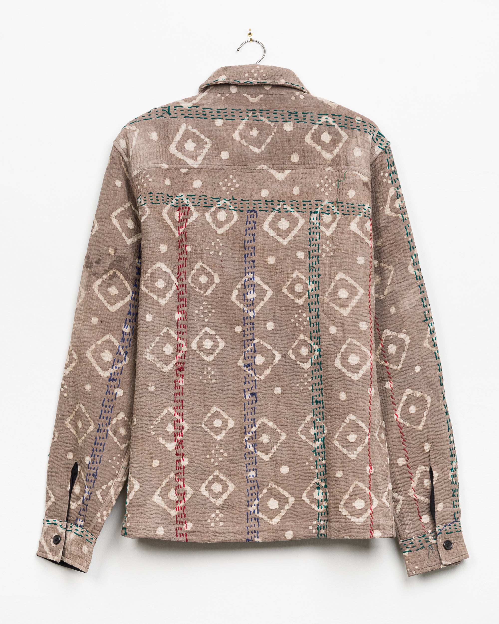 Vivek Overshirt in Quilted Kantha - S