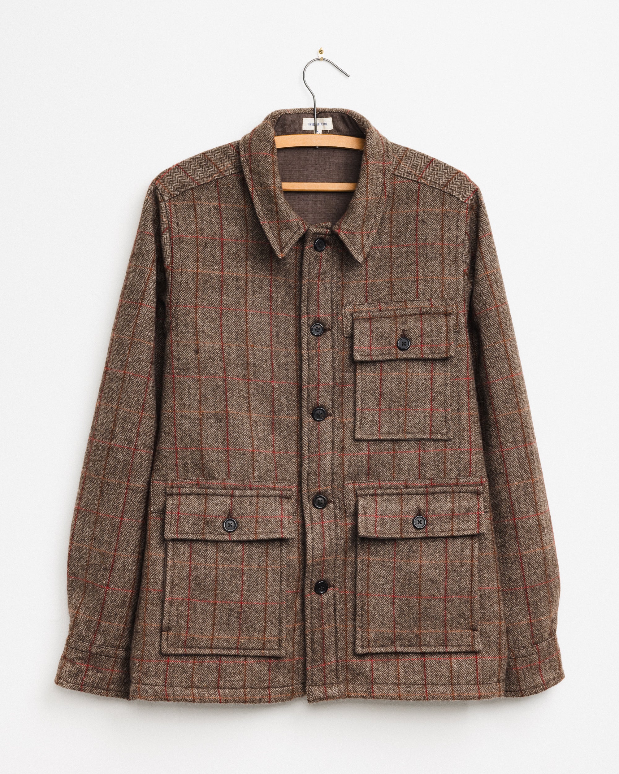 Akash Chore Coat in Camel Plaid