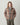 Yaatree Shawl Collar Coat Melange Wool in Brown