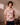 Khushi Camp Shirt Cotton Kora With Ikkat Blocks in Rose