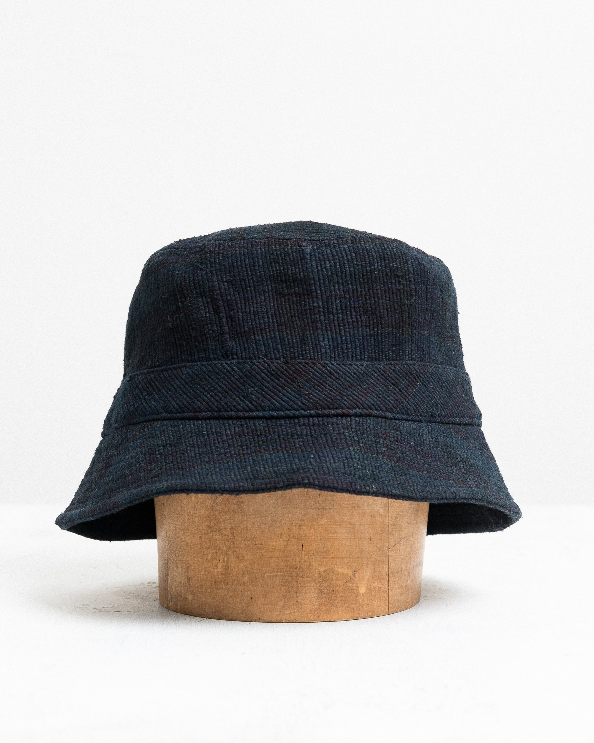 Bhanu Bucket Hat in Indigo Overdyed Khes