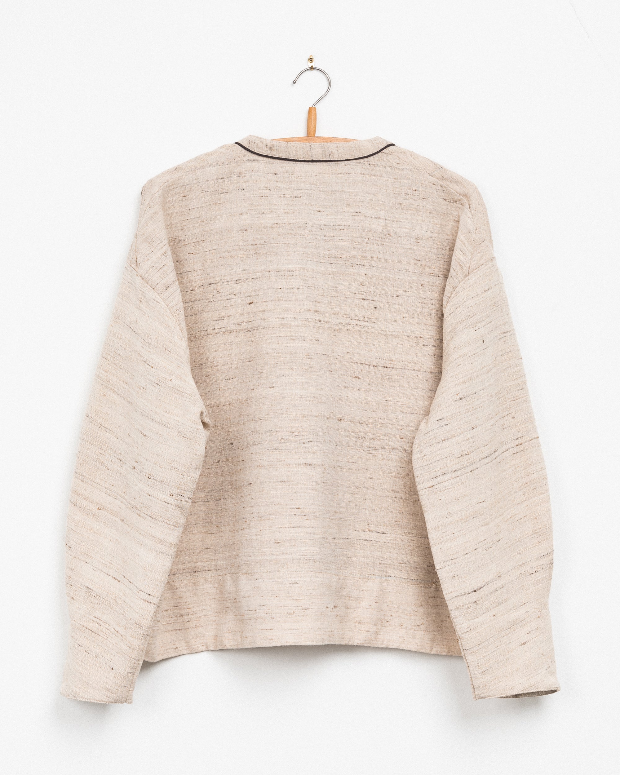 Hemani Tie Top in Camel Silk