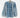 Sabrina Top in Engineered Tile Block Print Indigo