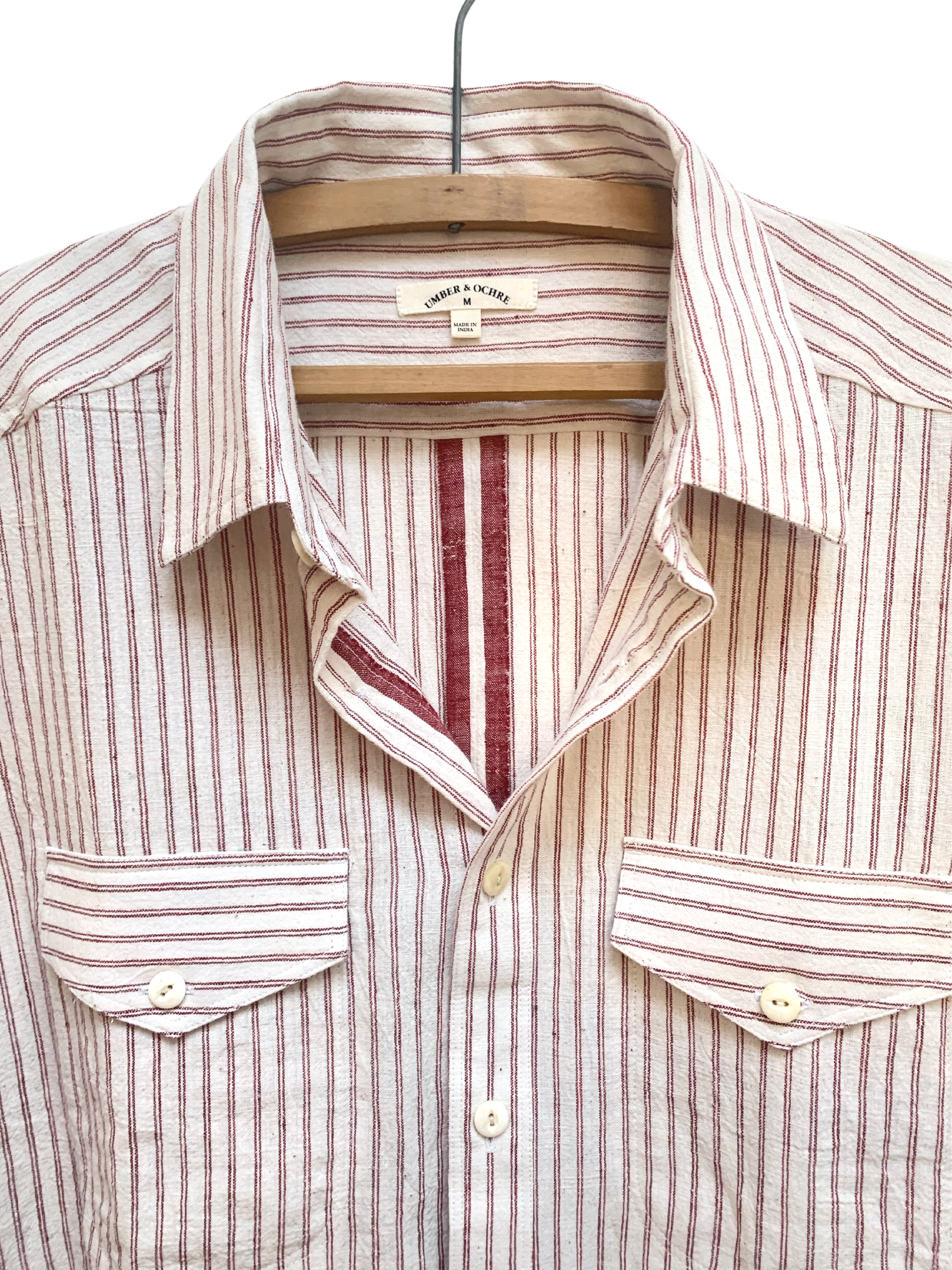 Work Shirt in Kora Red Stripe