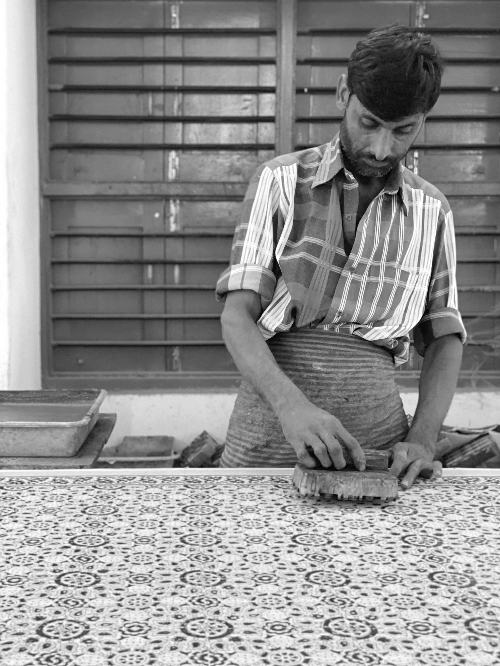 Devika S/S Peasant Top in Floral Kalamkari