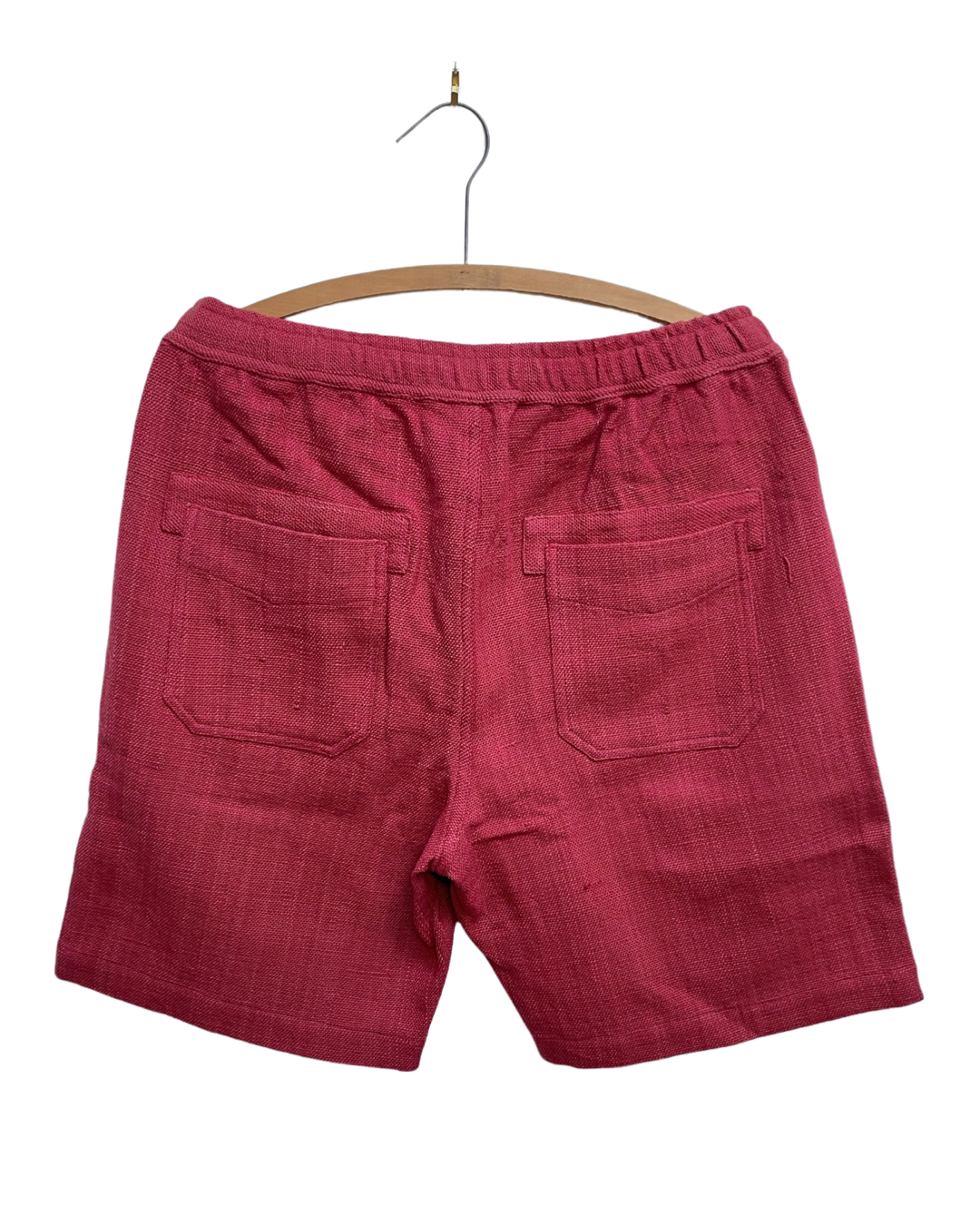 Utility Shorts in Pomegranate Nubby