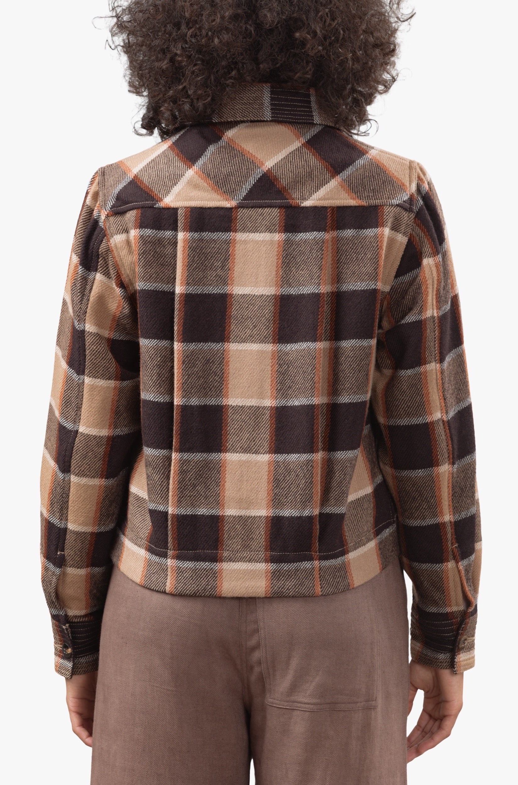 Padma Jacket in Wool Plaid