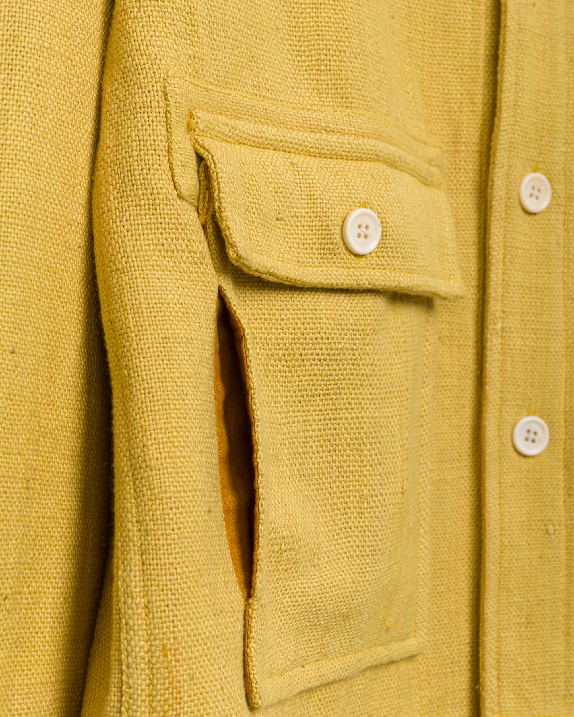 Chore Coat in Turmeric Nubby Cotton
