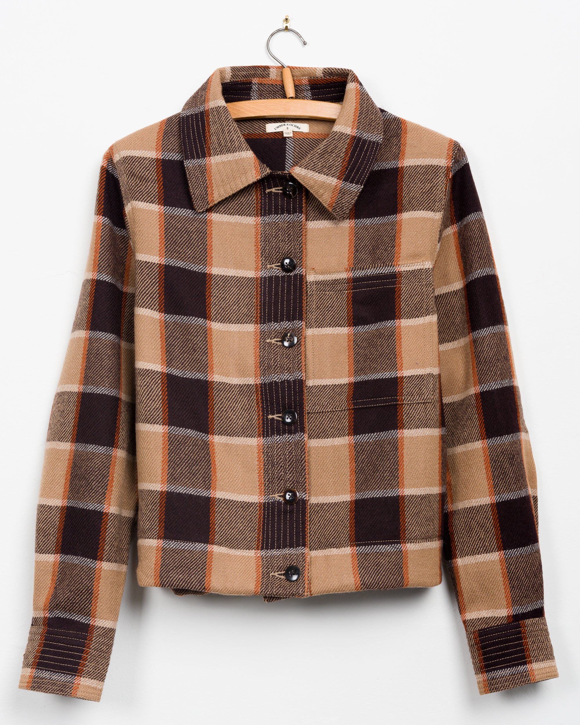 Padma Jacket in Wool Plaid