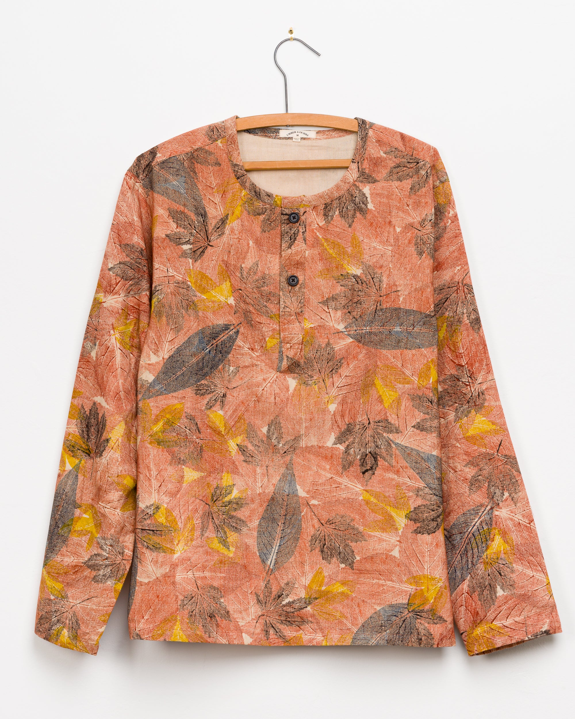 Radha Henley Shirt in Leaf