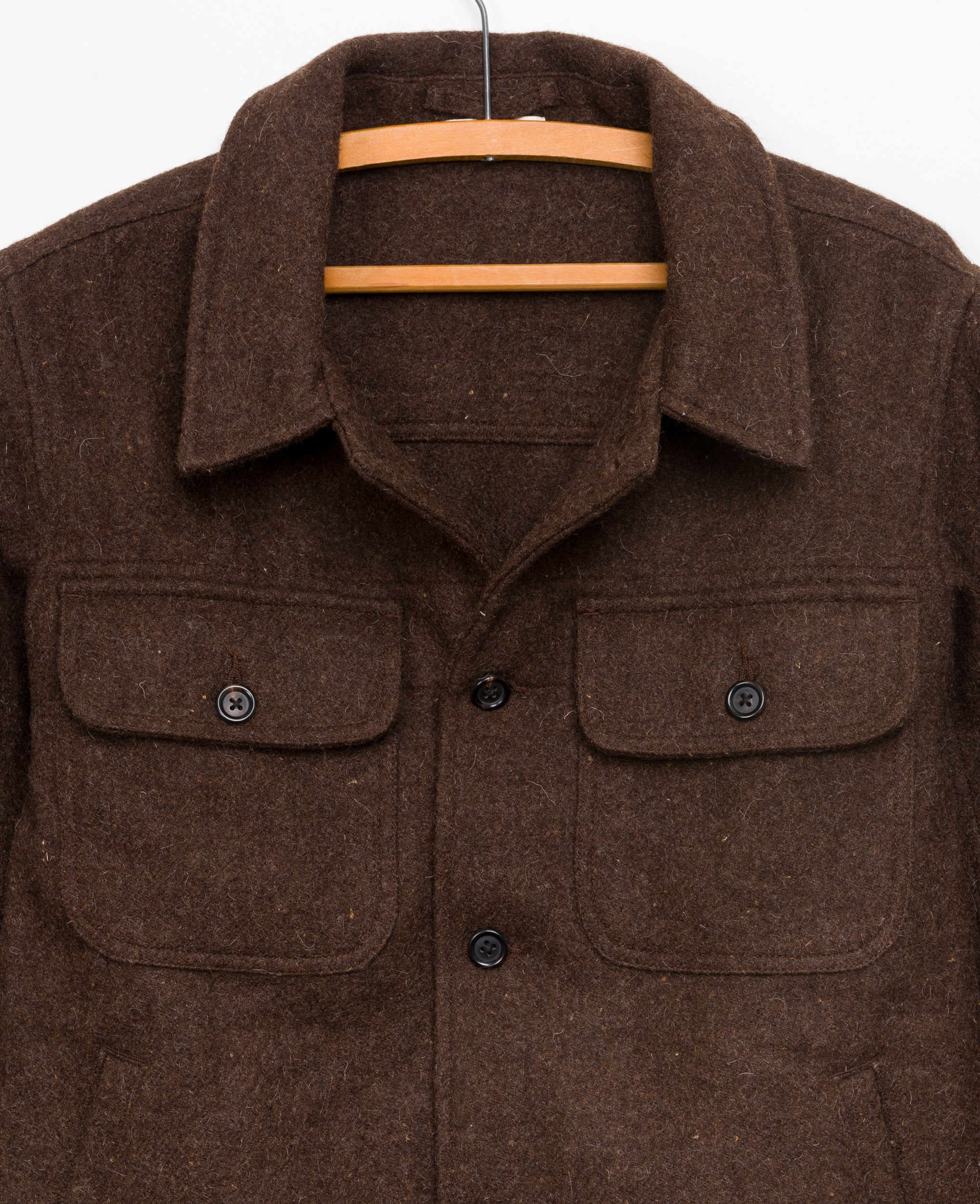 Abhay Jacket in Tobacco Yak Wool