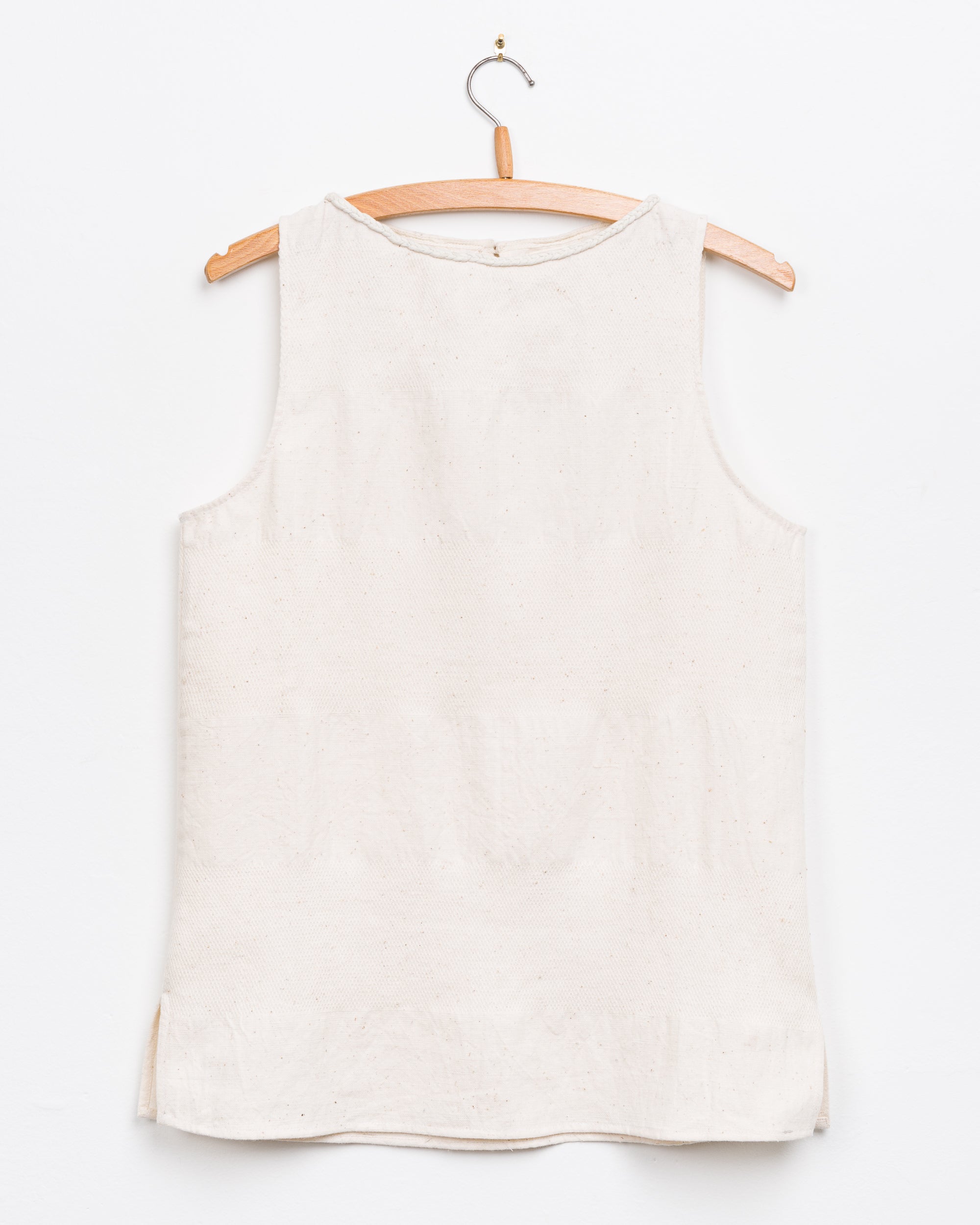 Oni Boatneck Tank in Natural Stripe Honeycomb