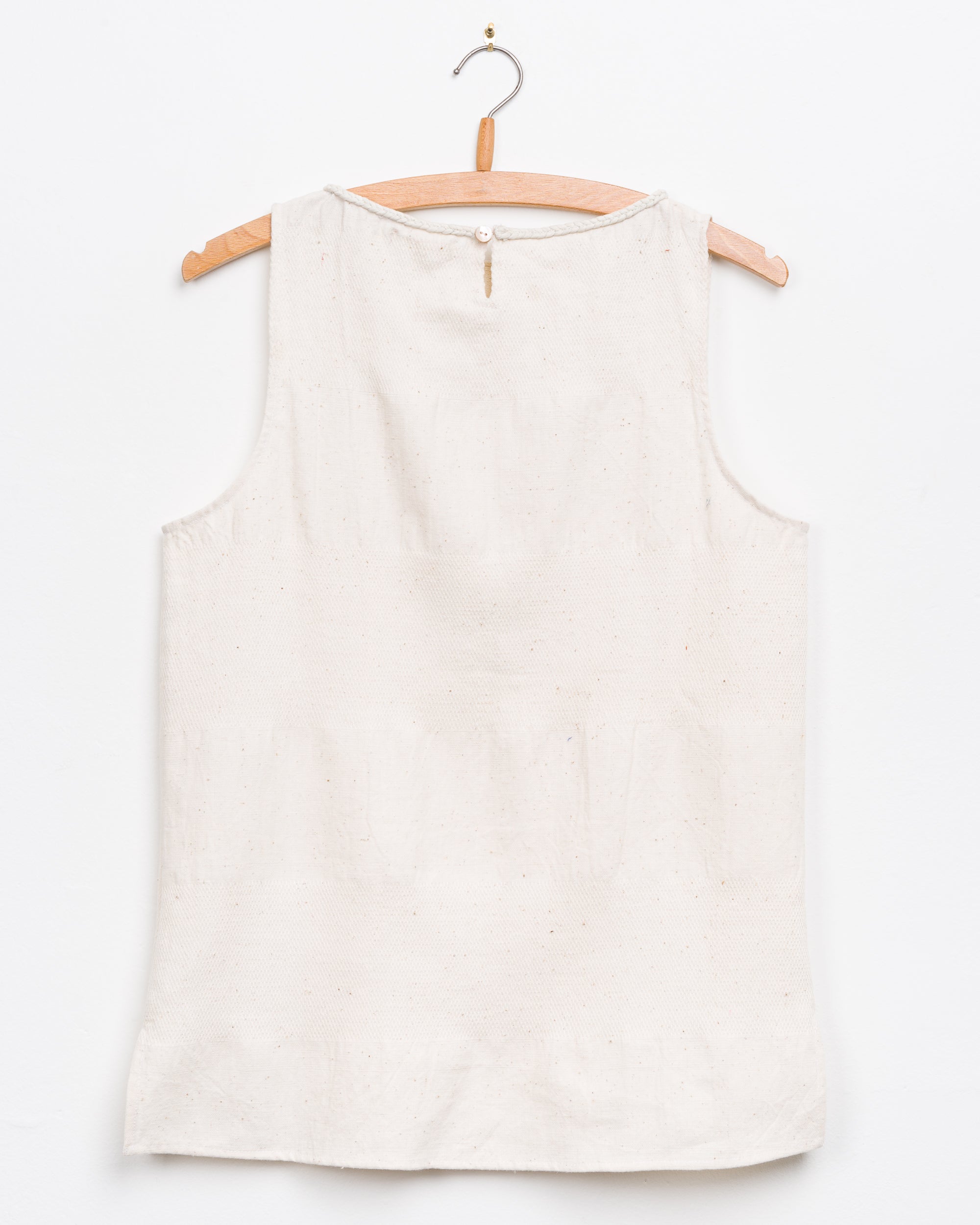 Oni Boatneck Tank in Natural Stripe Honeycomb