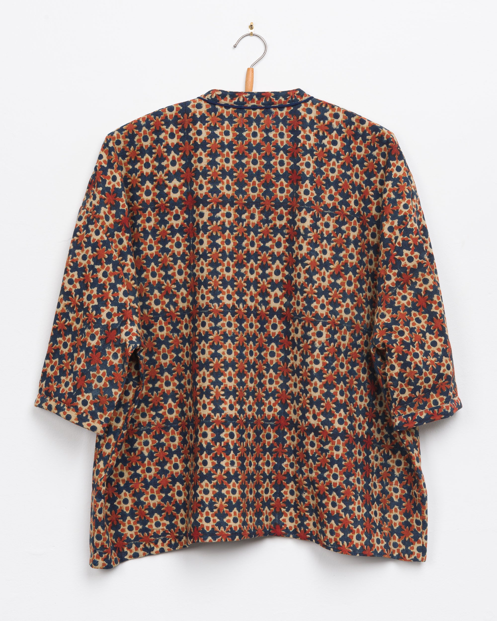 Hema Top in Rust Floral Block