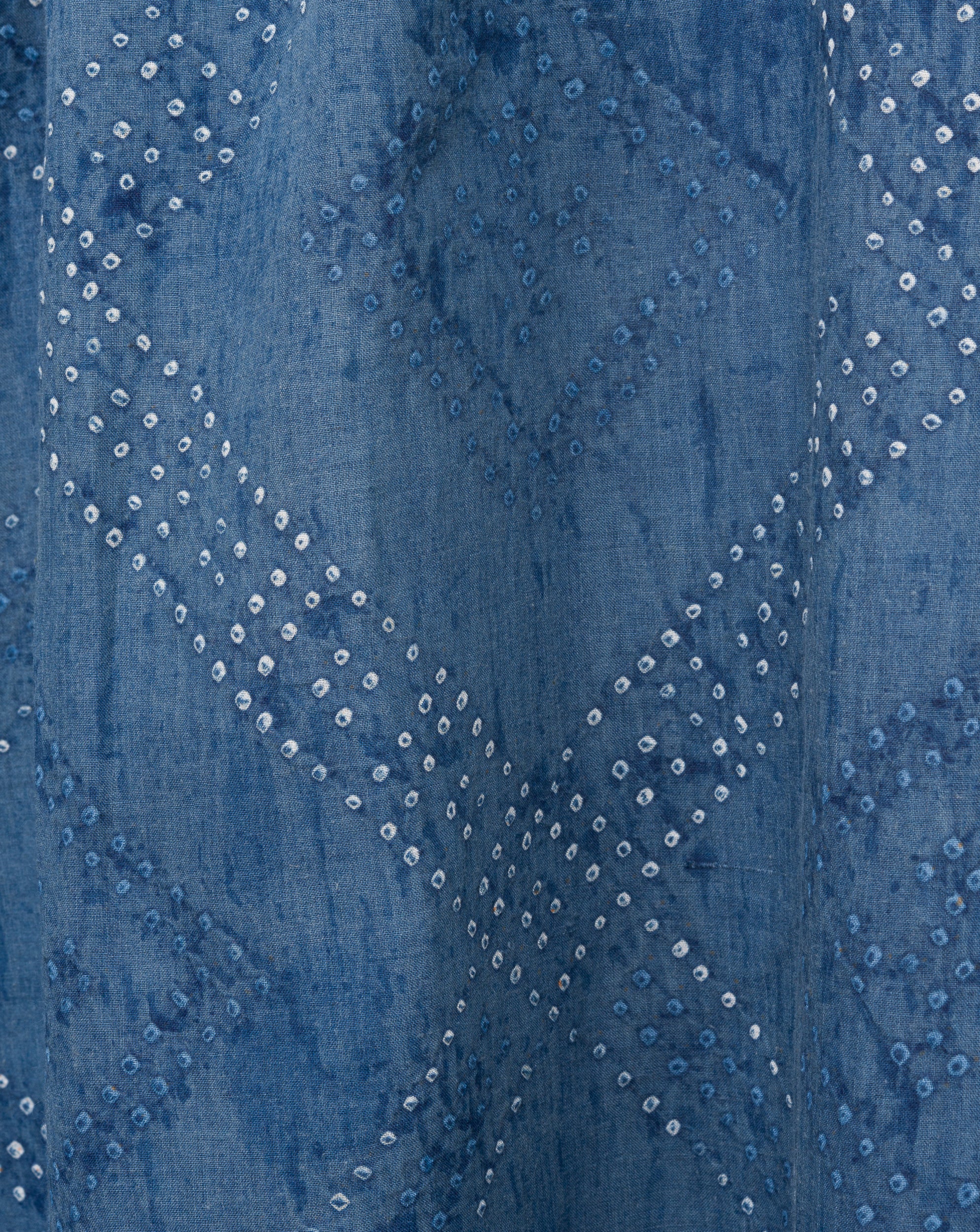 Kavya Skirt in Indigo Tile Bandhani