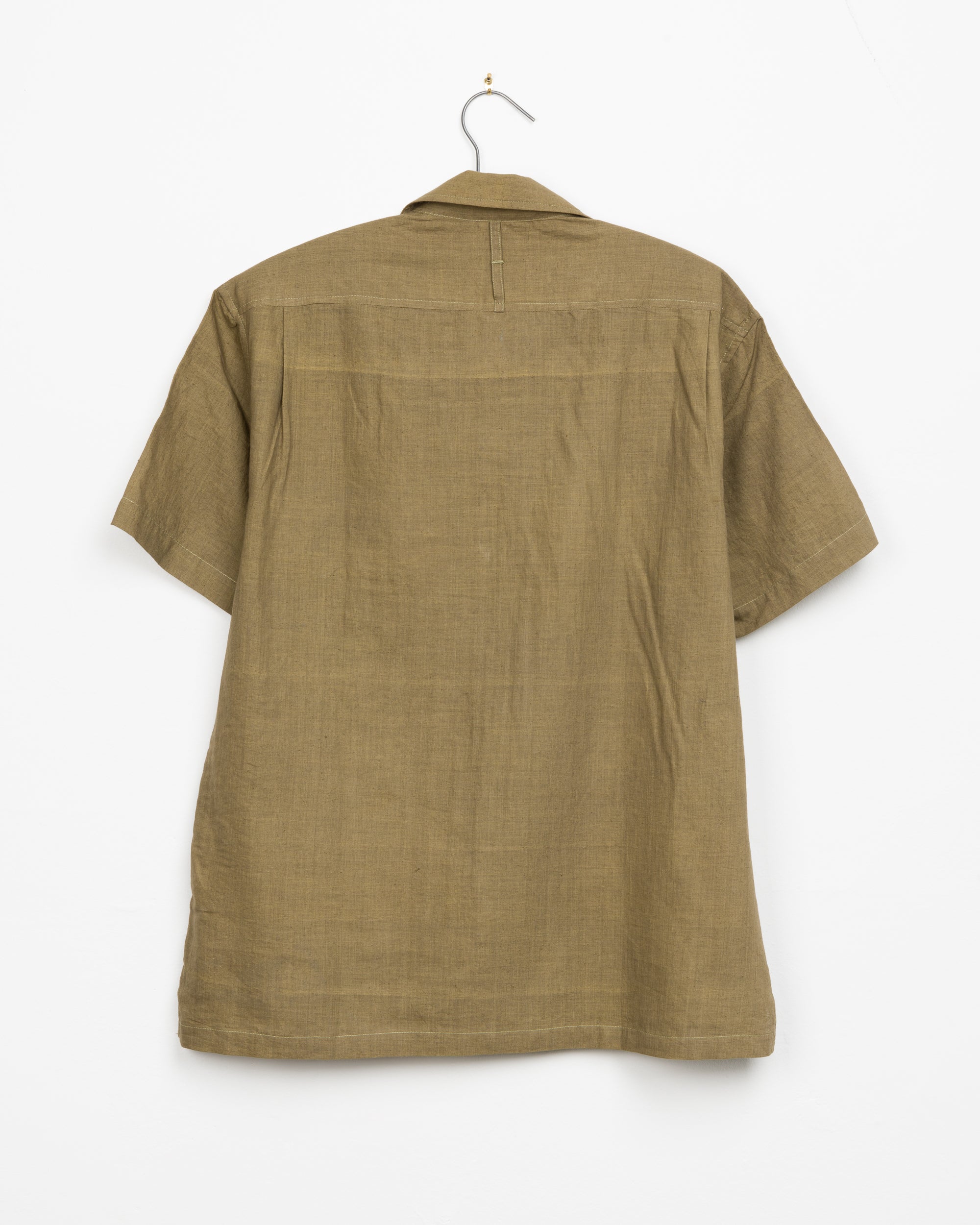 Khushi Camp Shirt in Sage Tile Bandhani