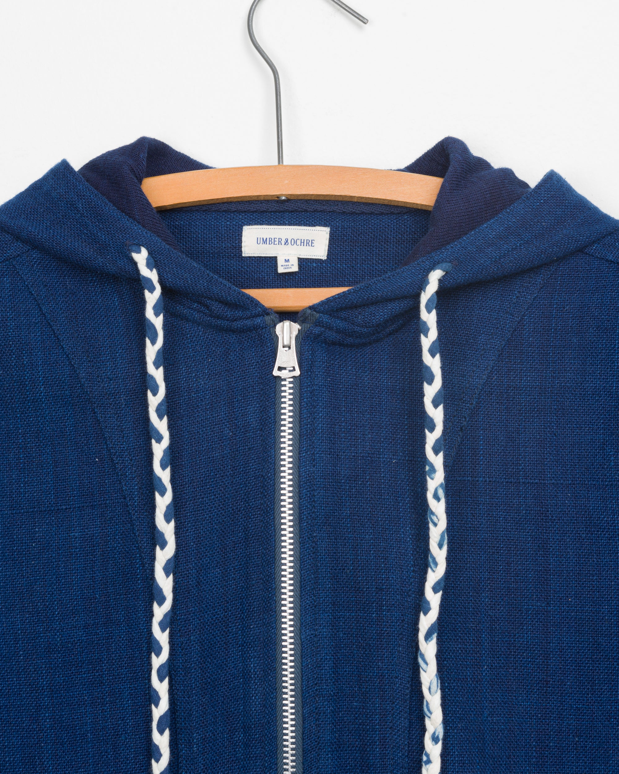 Isaac Hoodie in Indigo Nubby