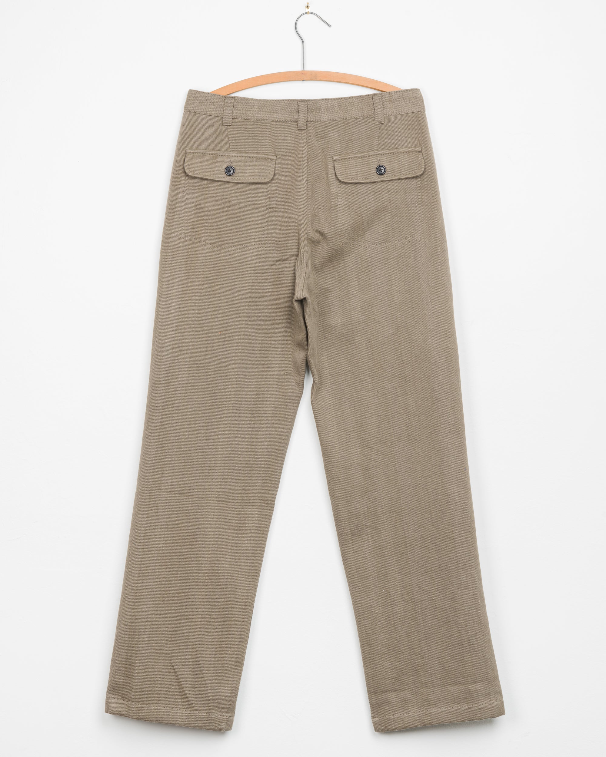 Veda Pant in Cement Twill