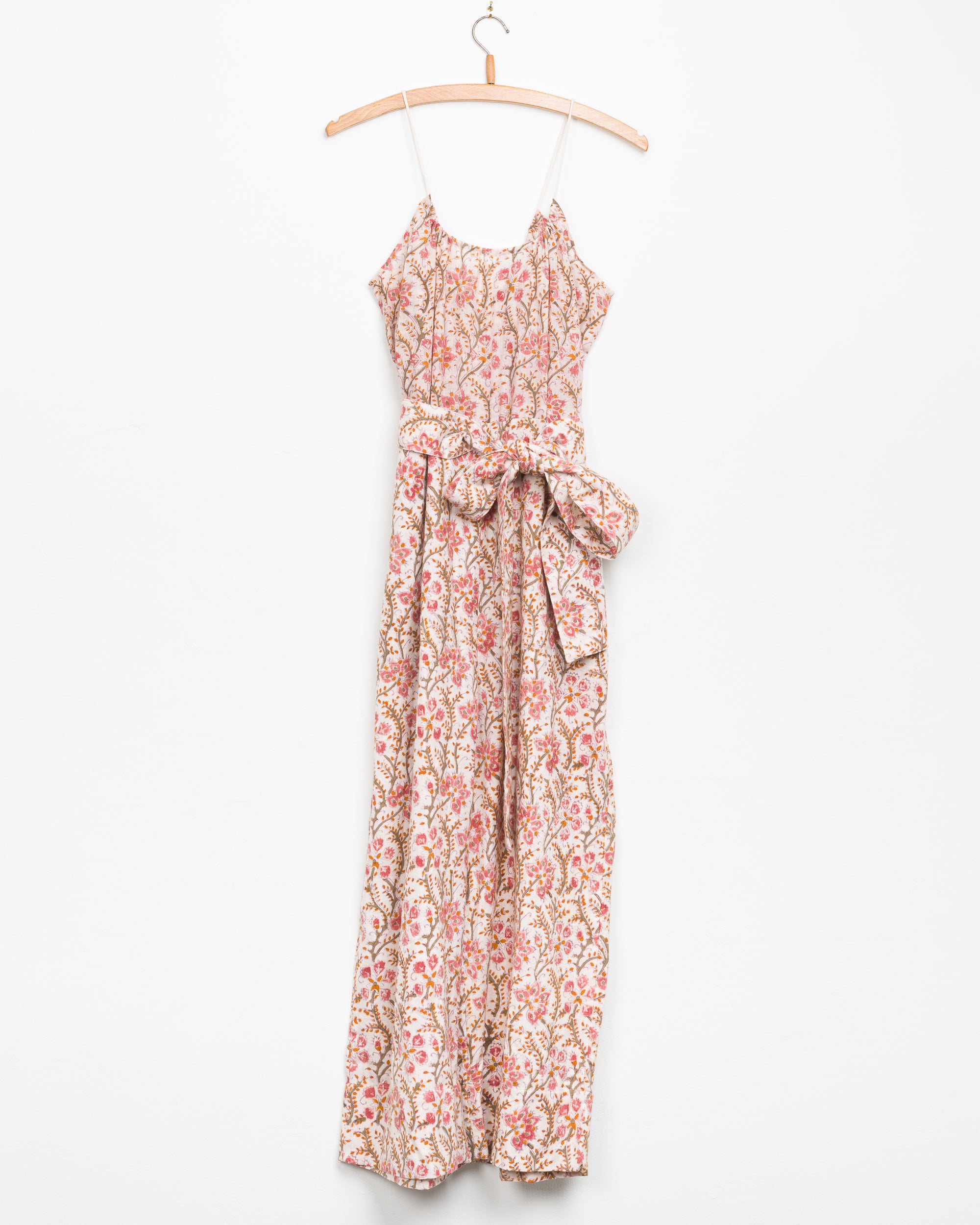 Lila Jumpsuit in Pink Floral Block