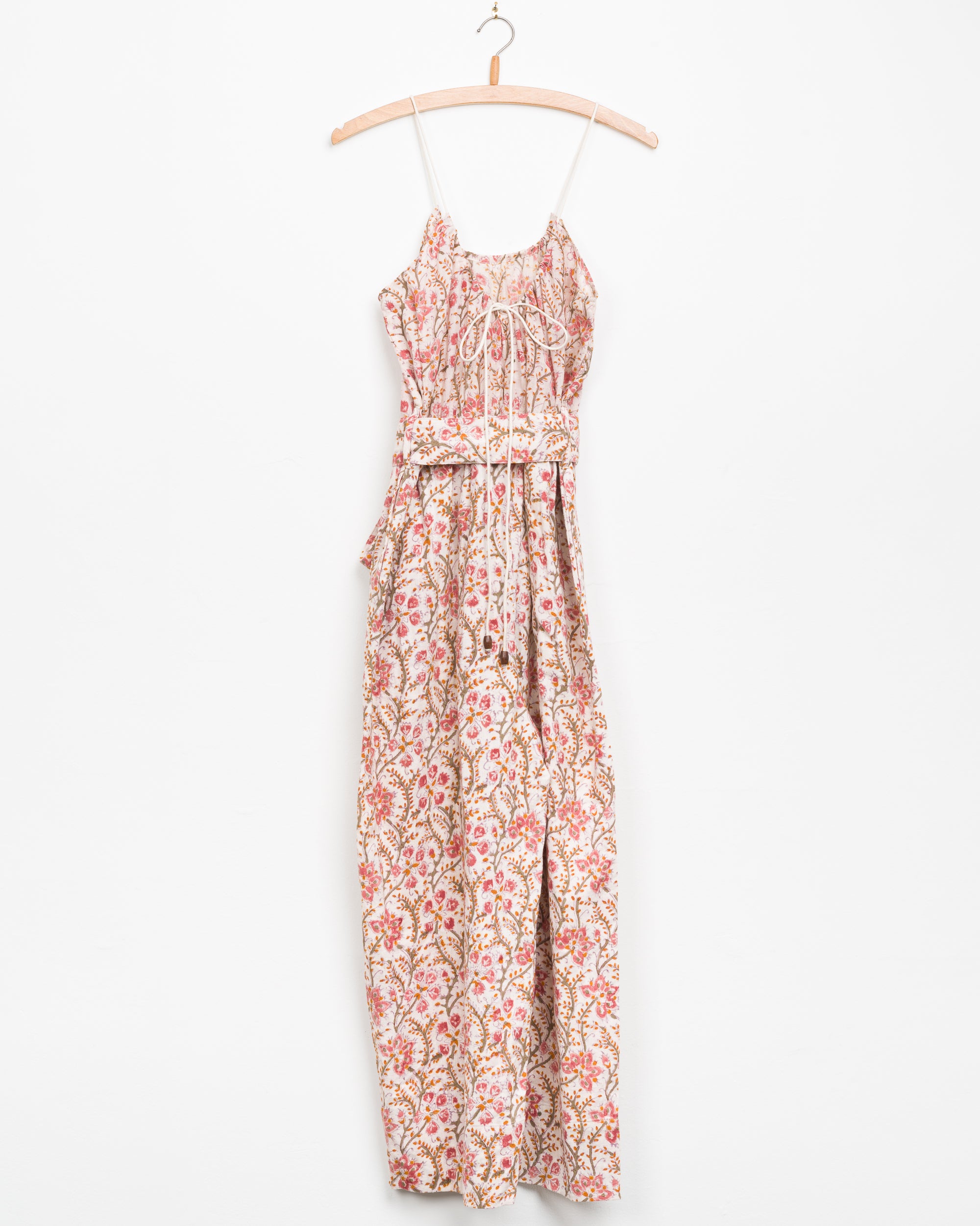 Lila Jumpsuit in Pink Floral Block