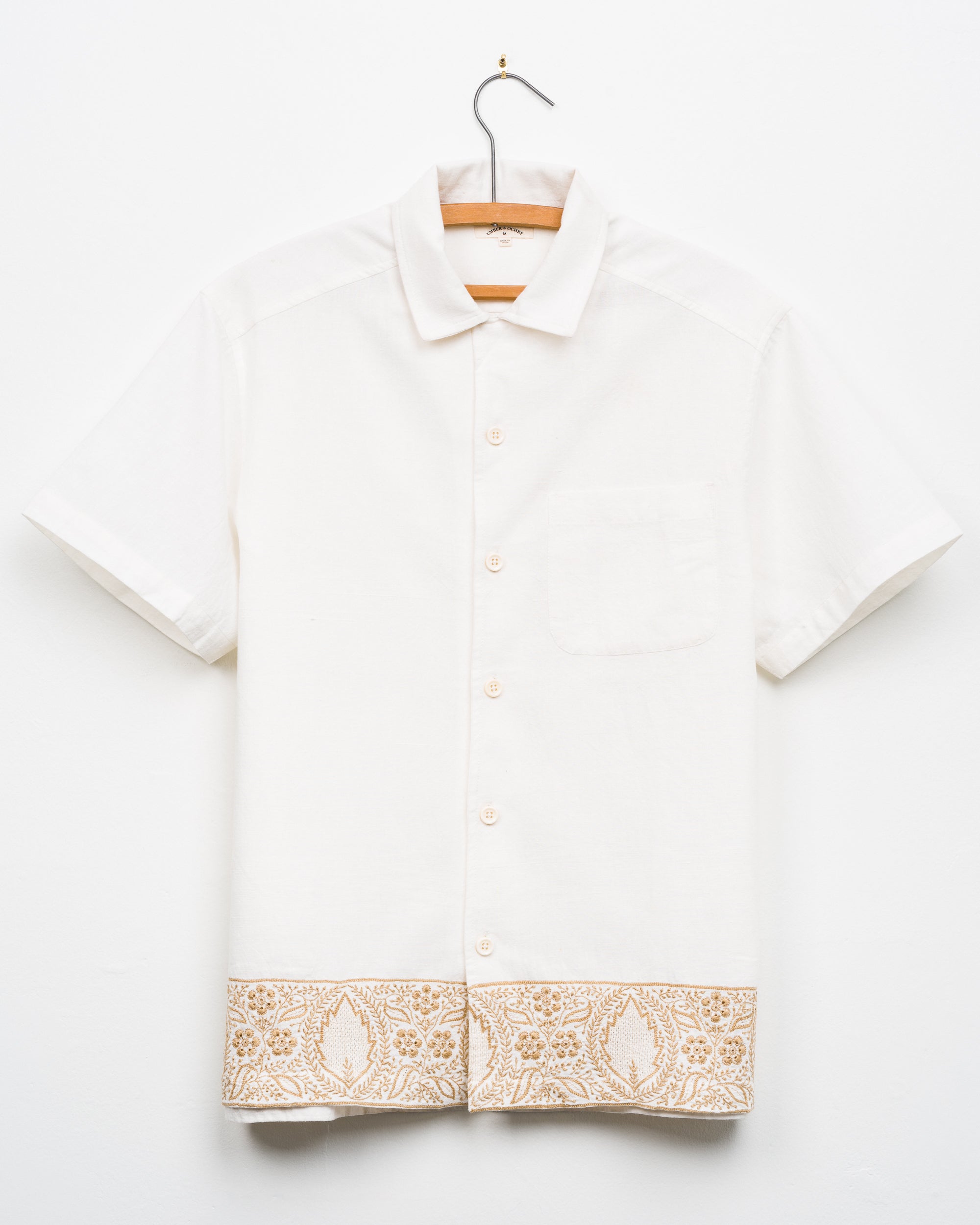 Khushi Embroidered Border Camp Shirt